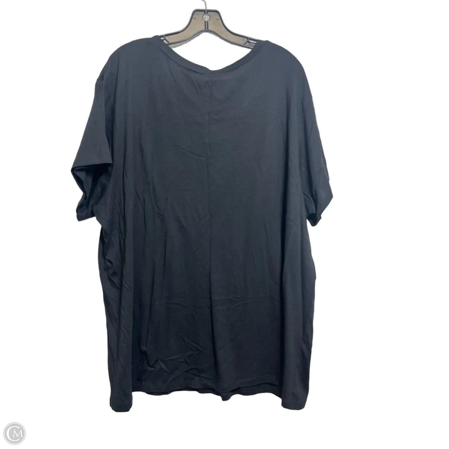 Top Short Sleeve By Torrid In Black, Size: 3x