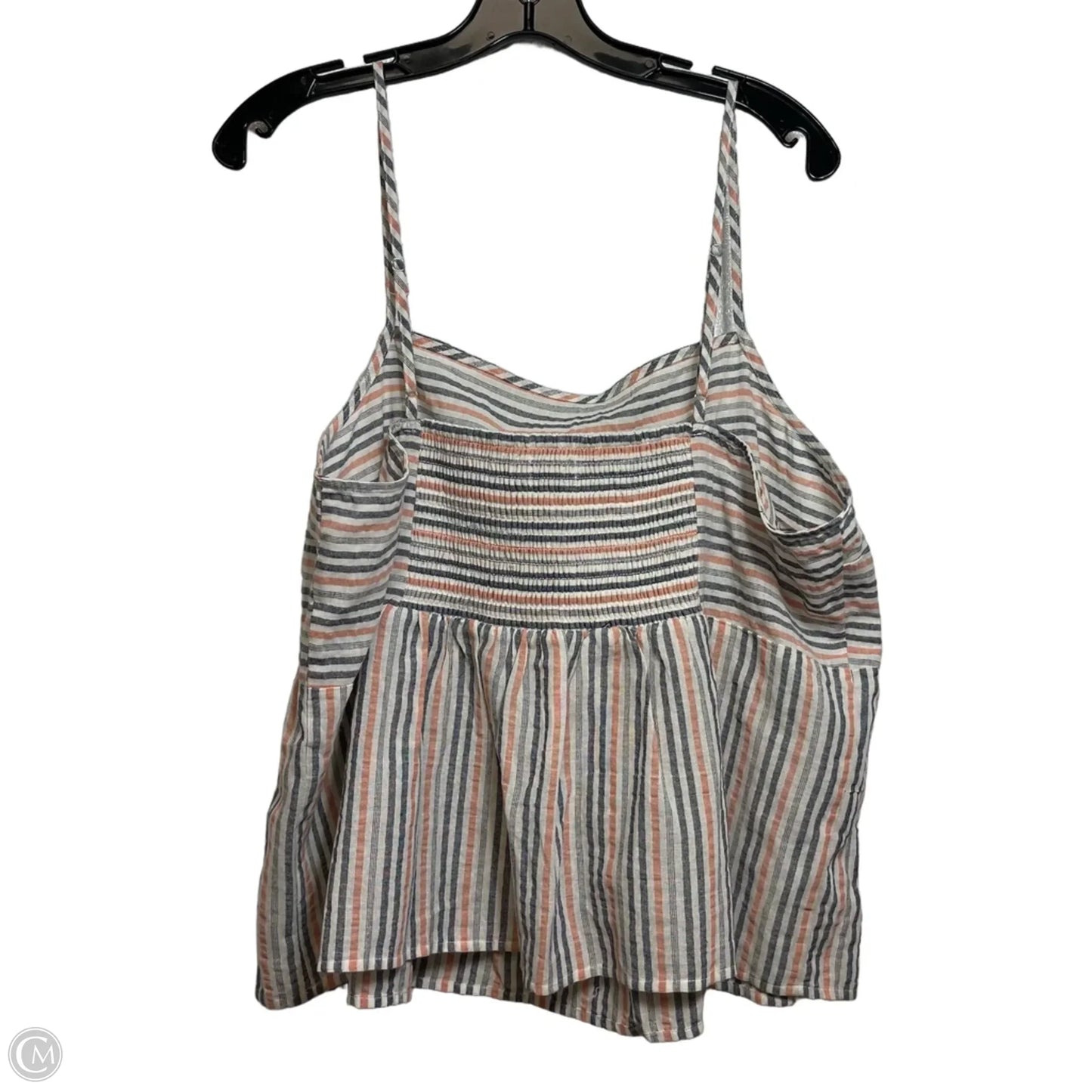Top Sleeveless By Ana In Striped Pattern, Size: Xl
