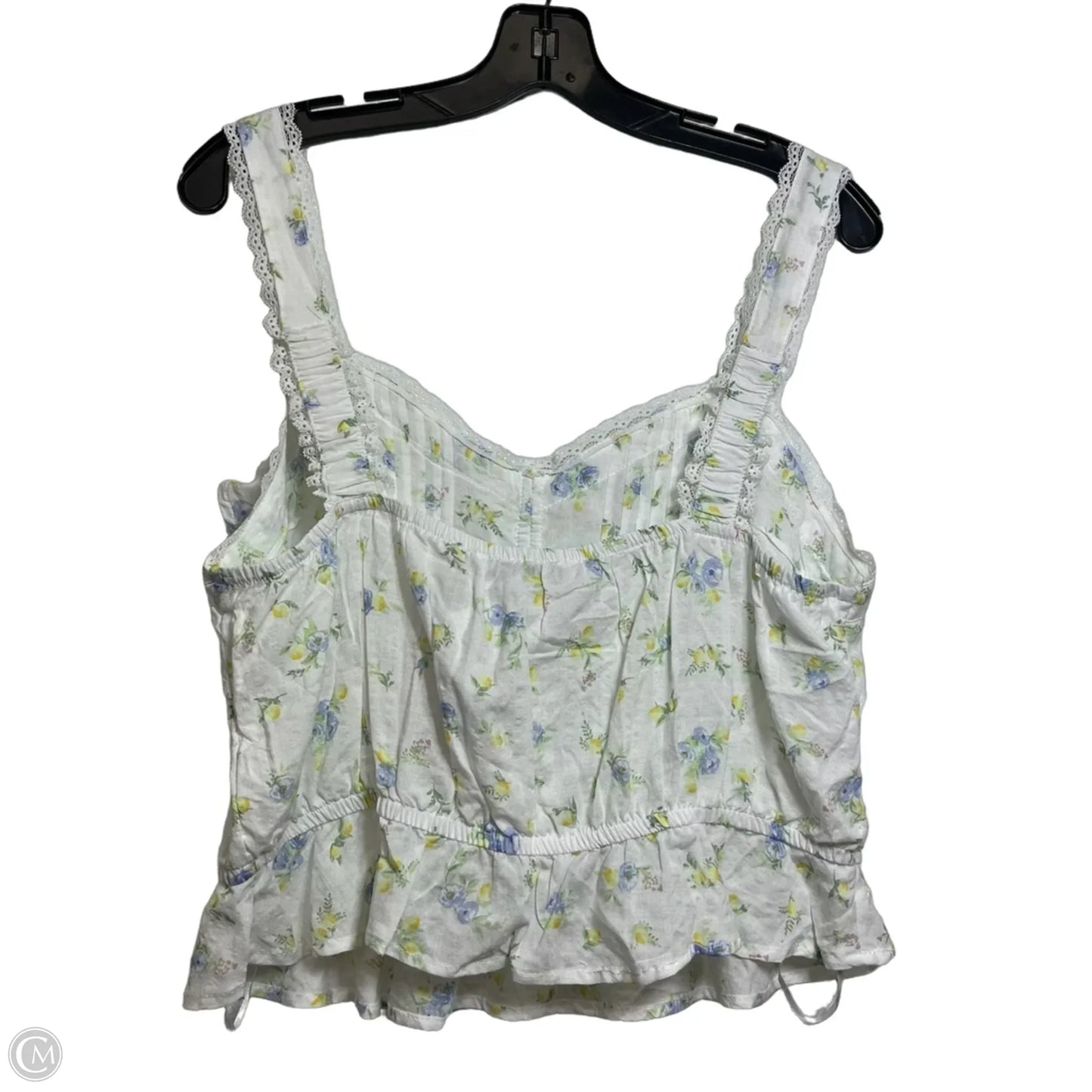 Top Sleeveless By And Now This In White, Size: L
