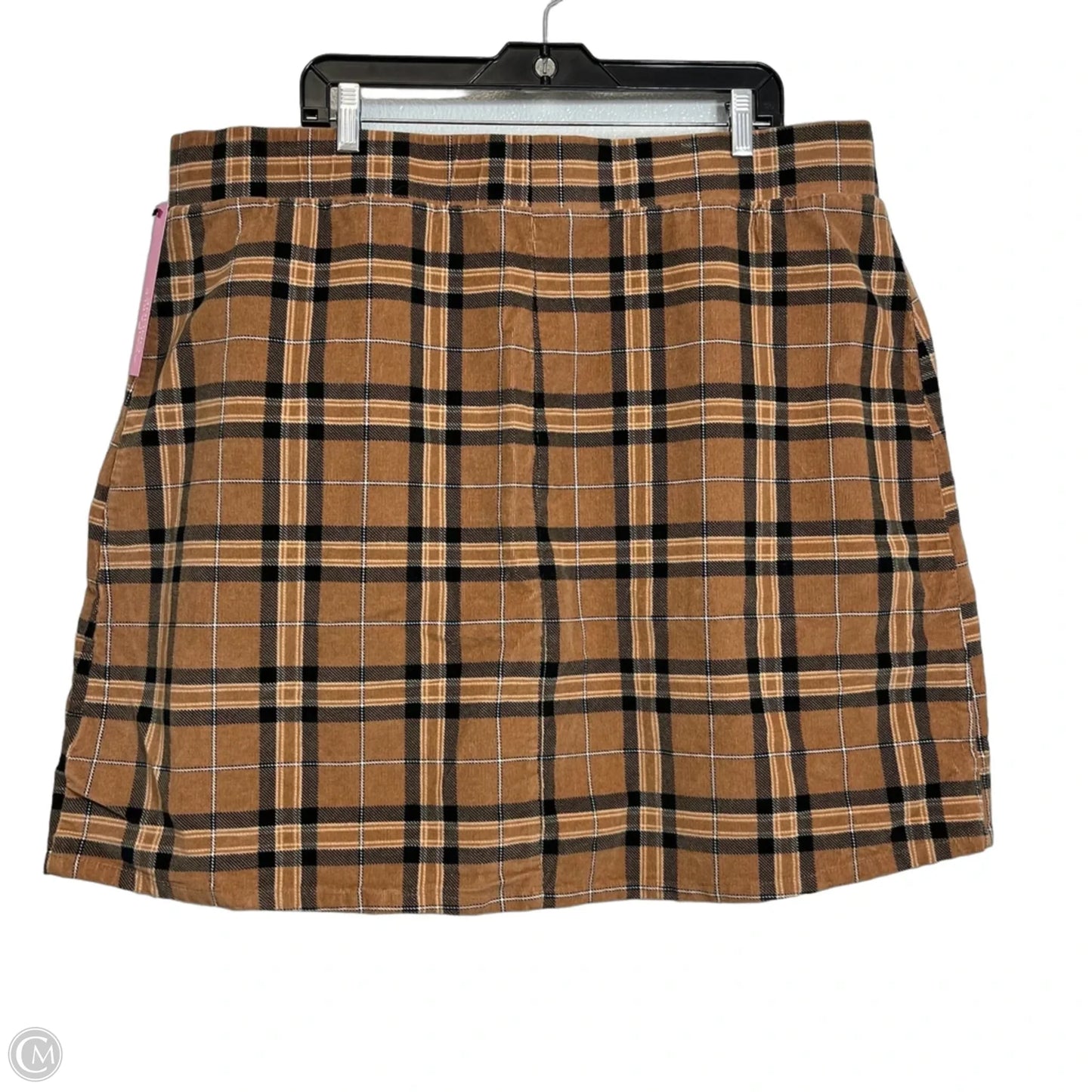 Skirt Mini & Short By Torrid In Brown, Size: 3x
