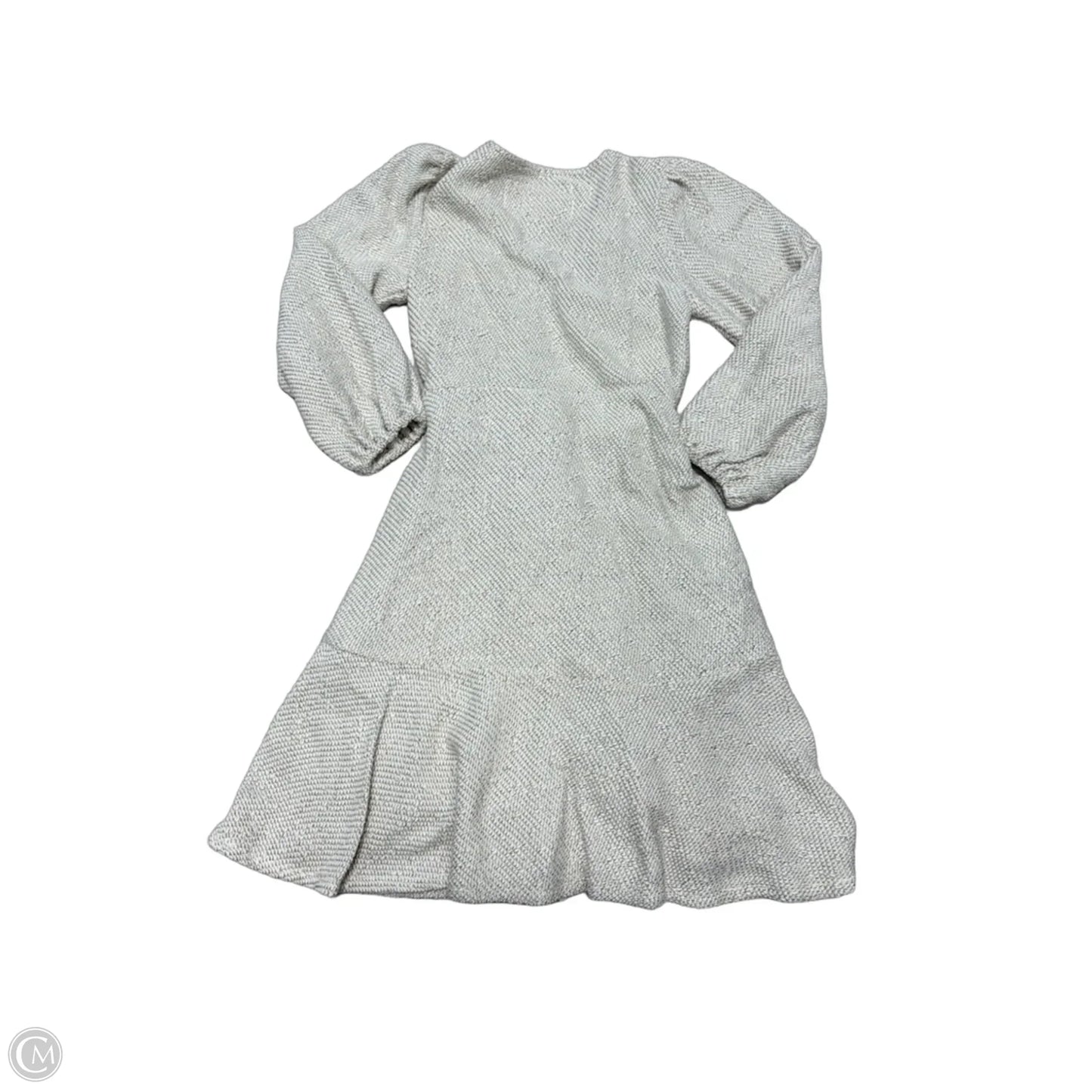 Dress Casual Short By Anthropologie In Grey & White, Size: Sp