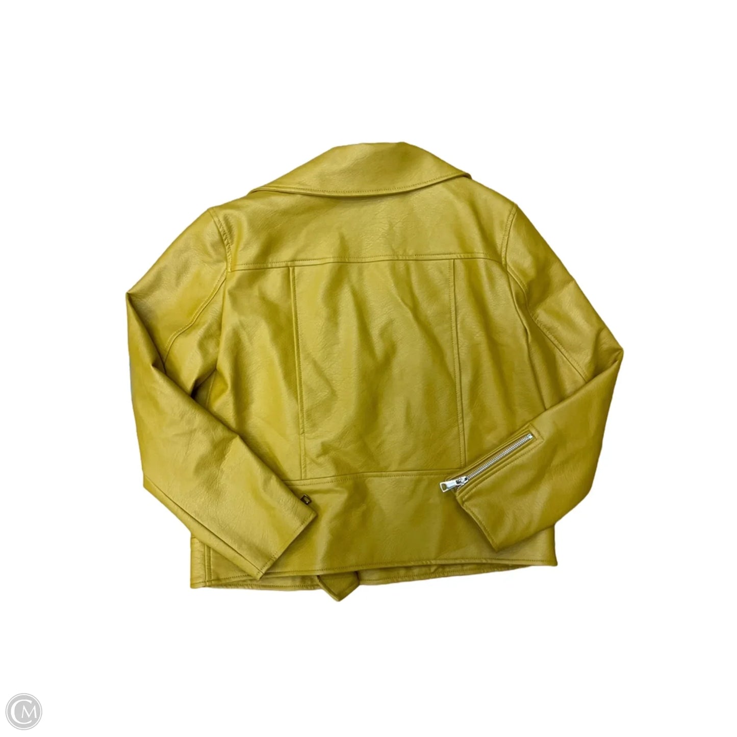 Jacket Moto Leather By Elizabeth And James In Yellow, Size: L