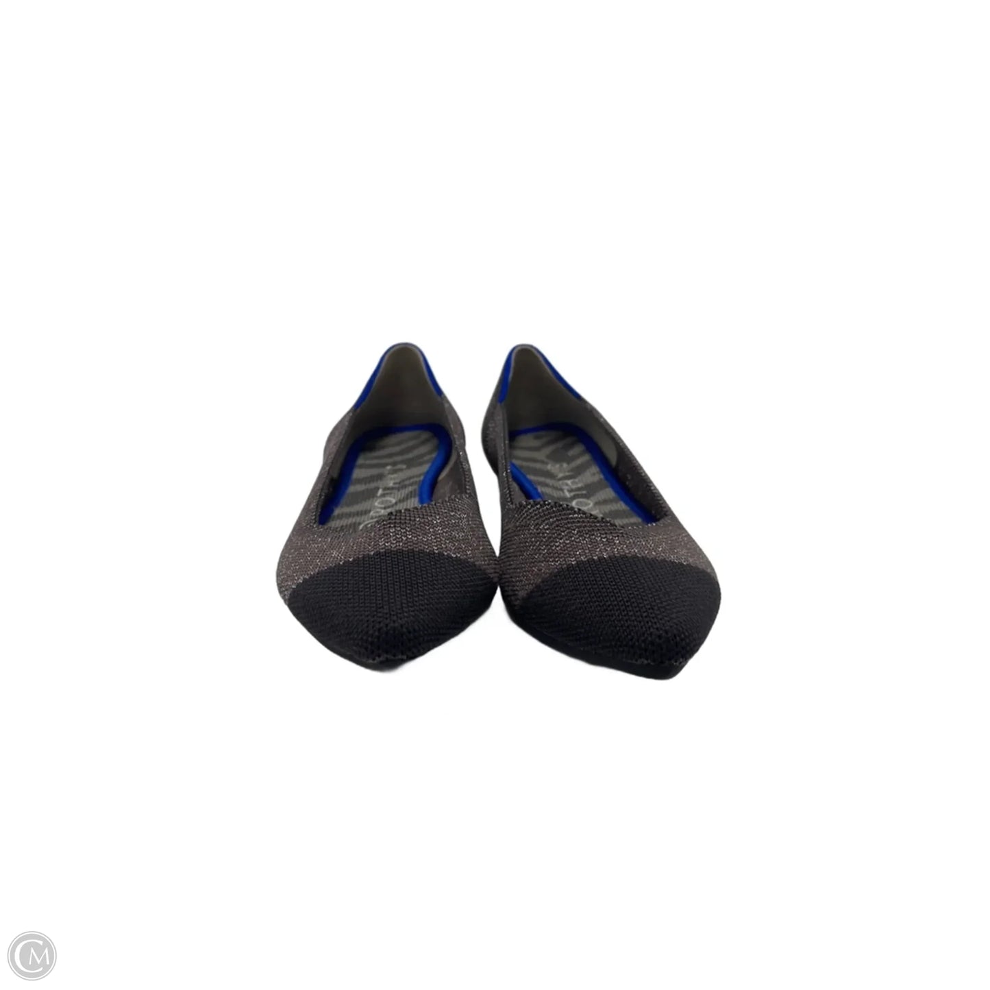 Shoes Flats By Rothys In Black & Tan, Size: 6.5