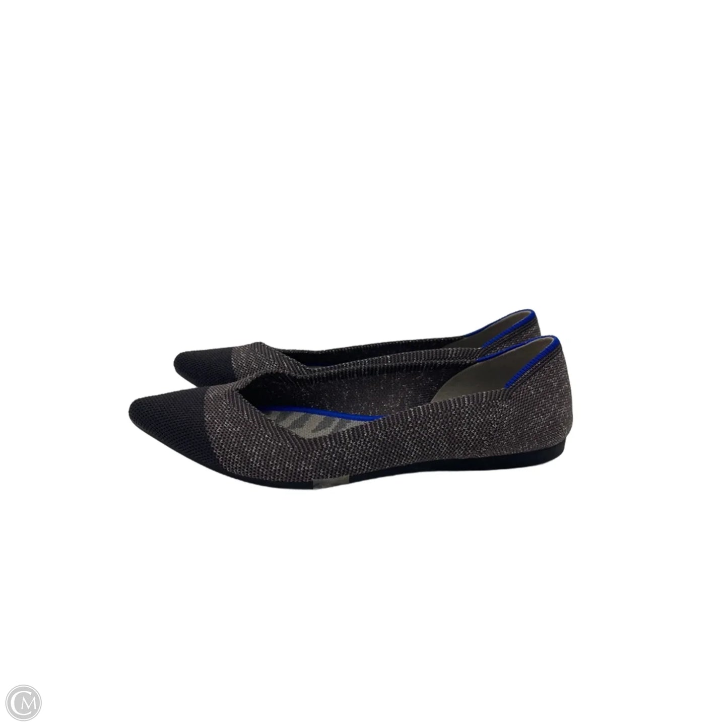 Shoes Flats By Rothys In Black & Tan, Size: 6.5