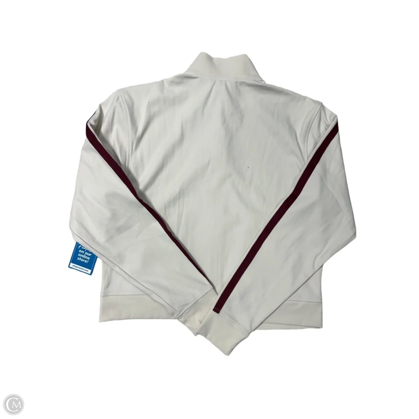 Athletic Jacket By Athleta In Cream, Size: M