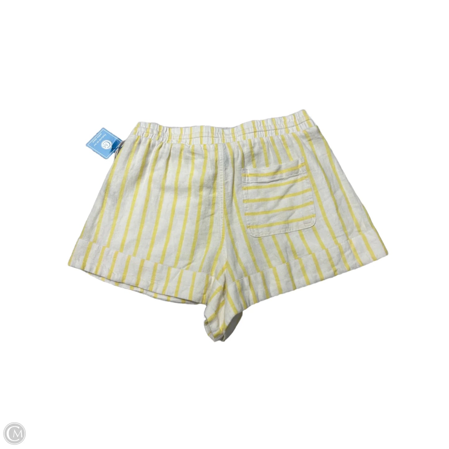 Shorts By Universal Thread In White Yellow, Size: 2