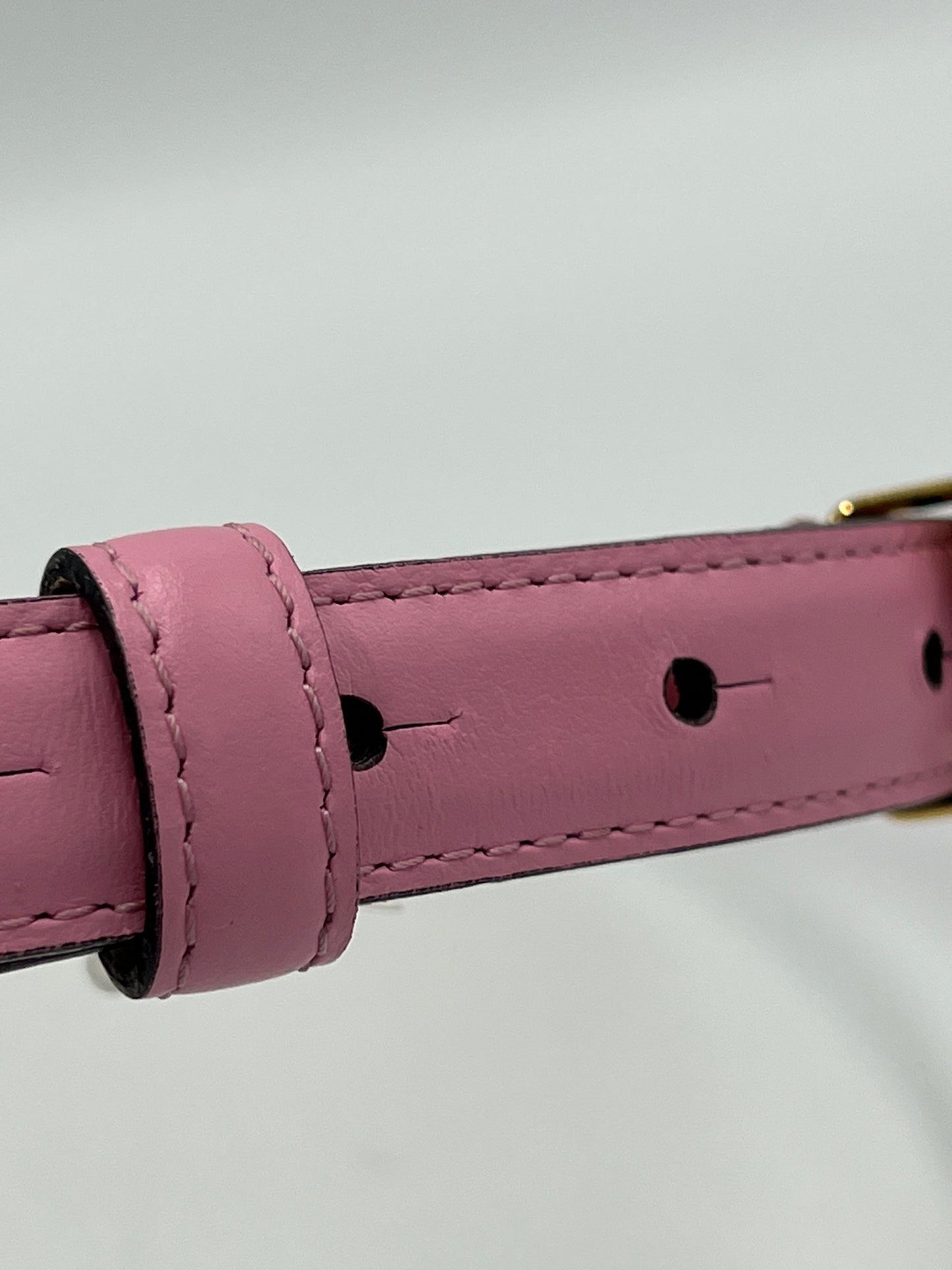 Versace La Medusa Leather Designer Belt Size: 80/32 Medium