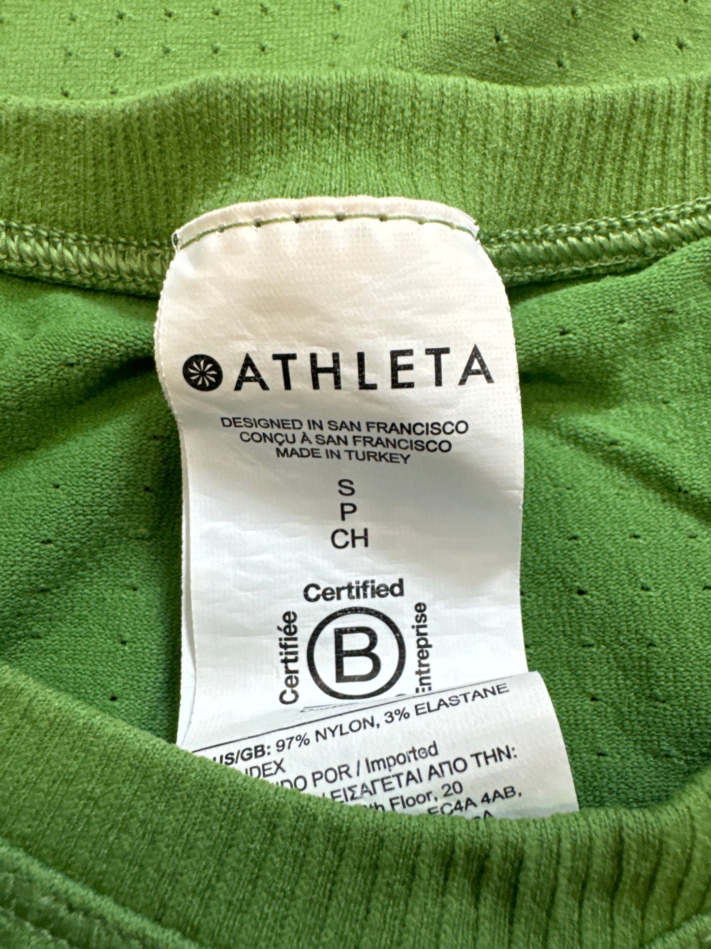 Athletic Tank Top By Athleta In Green, Size: S