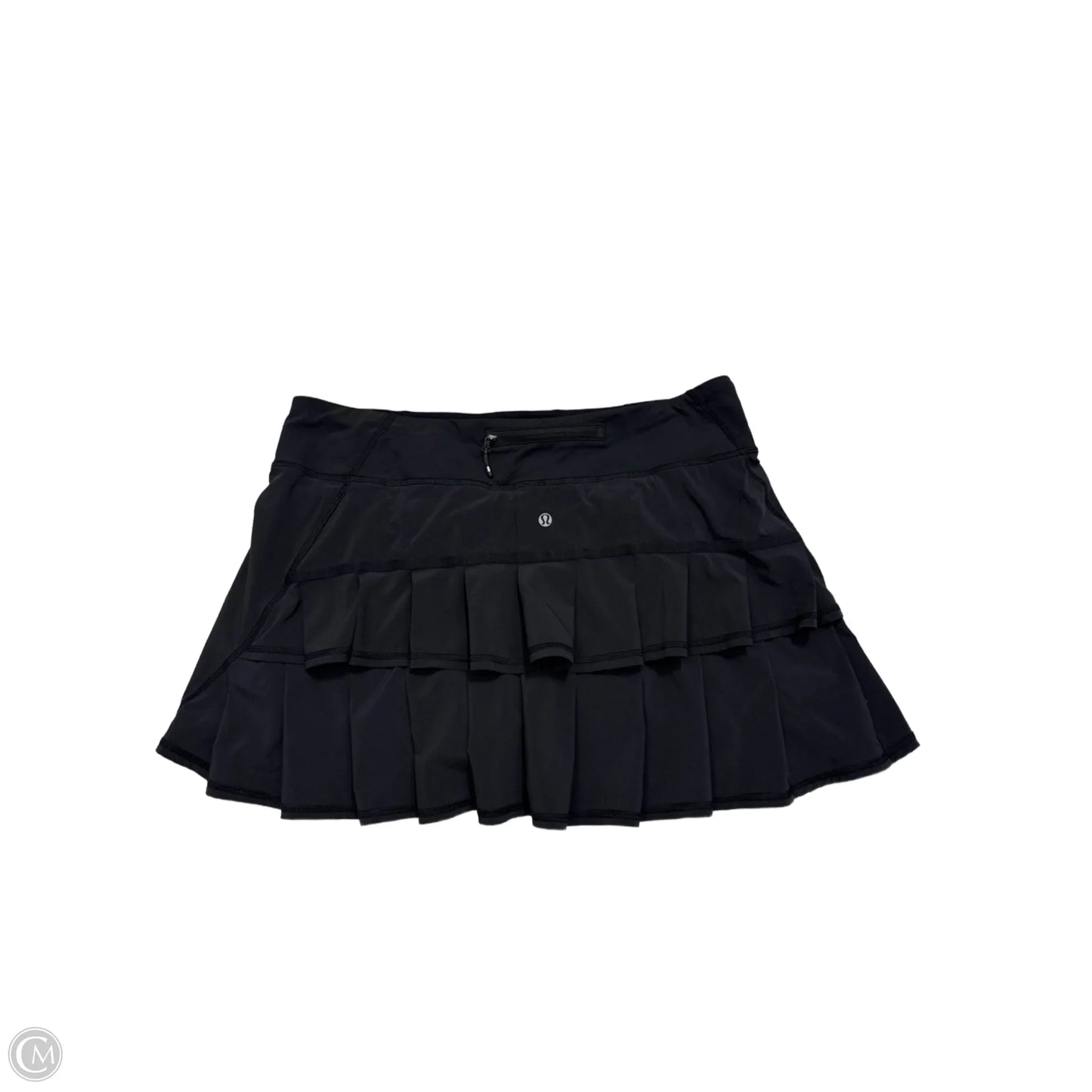 Athletic Skort By Lululemon In Black, Size: M