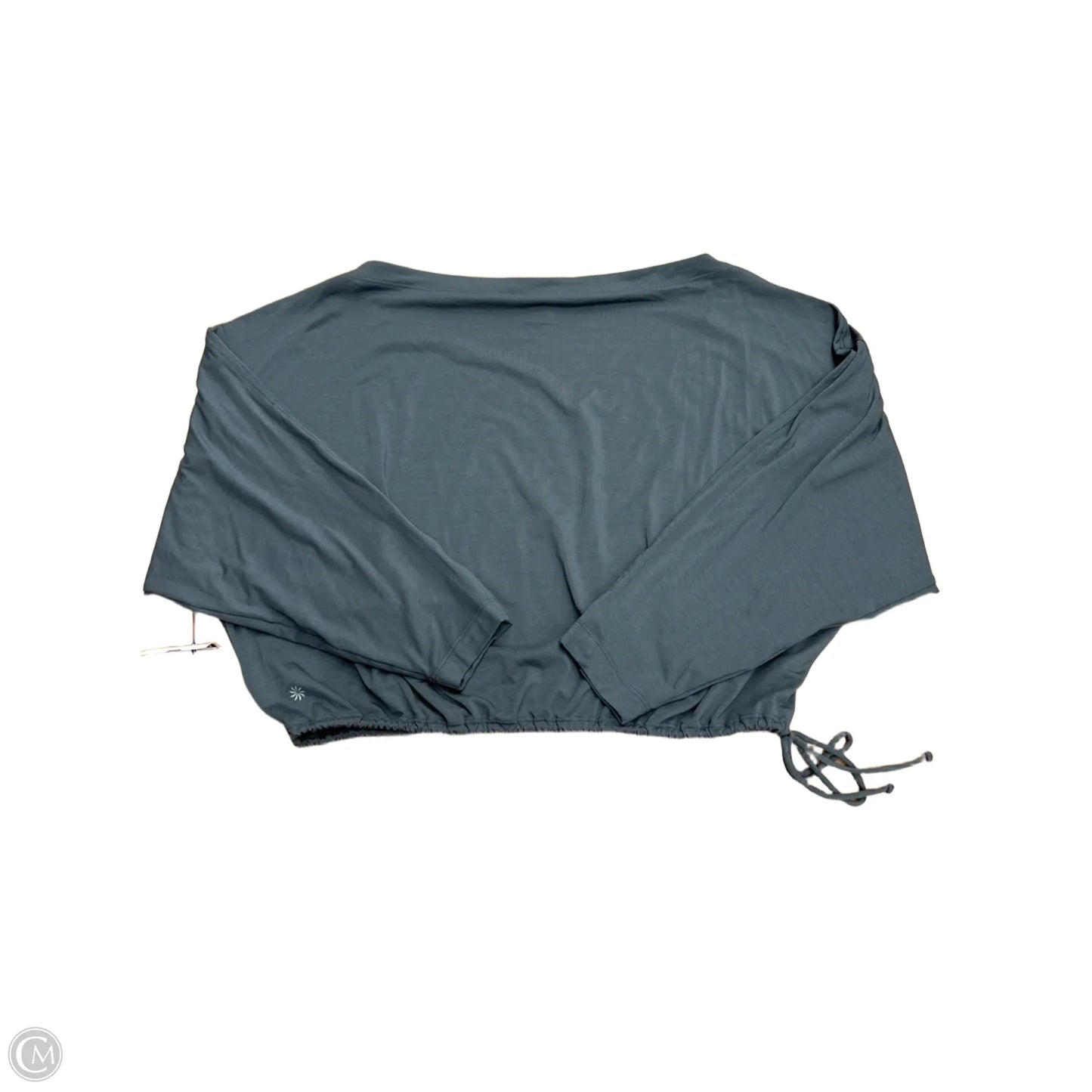 Athletic Top Long Sleeve Crewneck By Athleta In Grey, Size: L