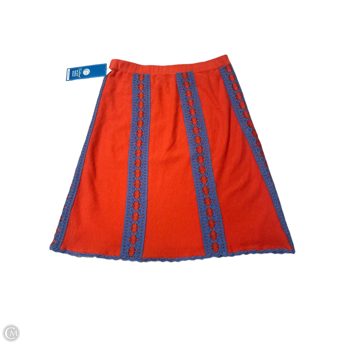 Skirt Designer By Tory Burch In Orange, Size: 16