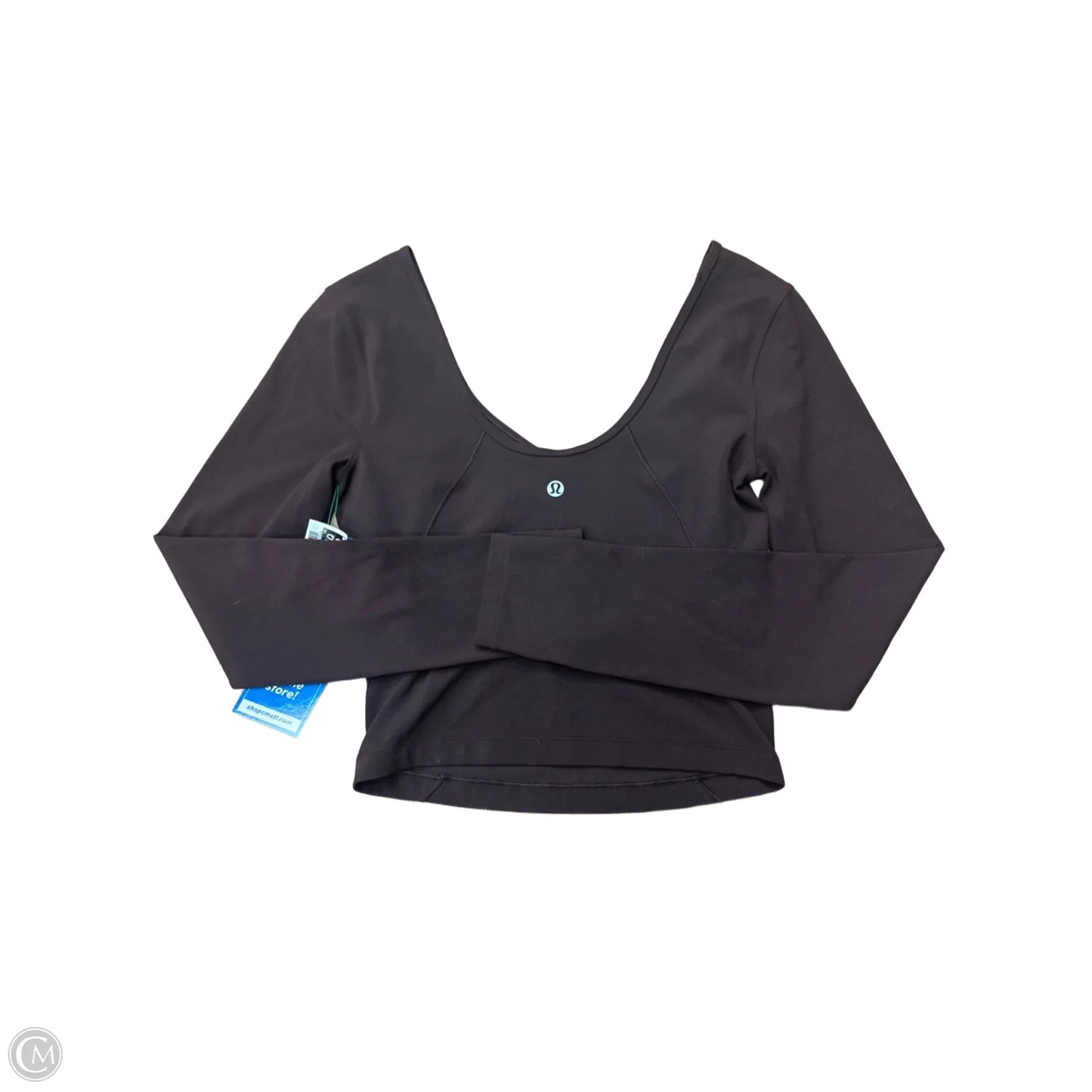 Athletic Top Long Sleeve Crewneck By Lululemon In Brown, Size: S