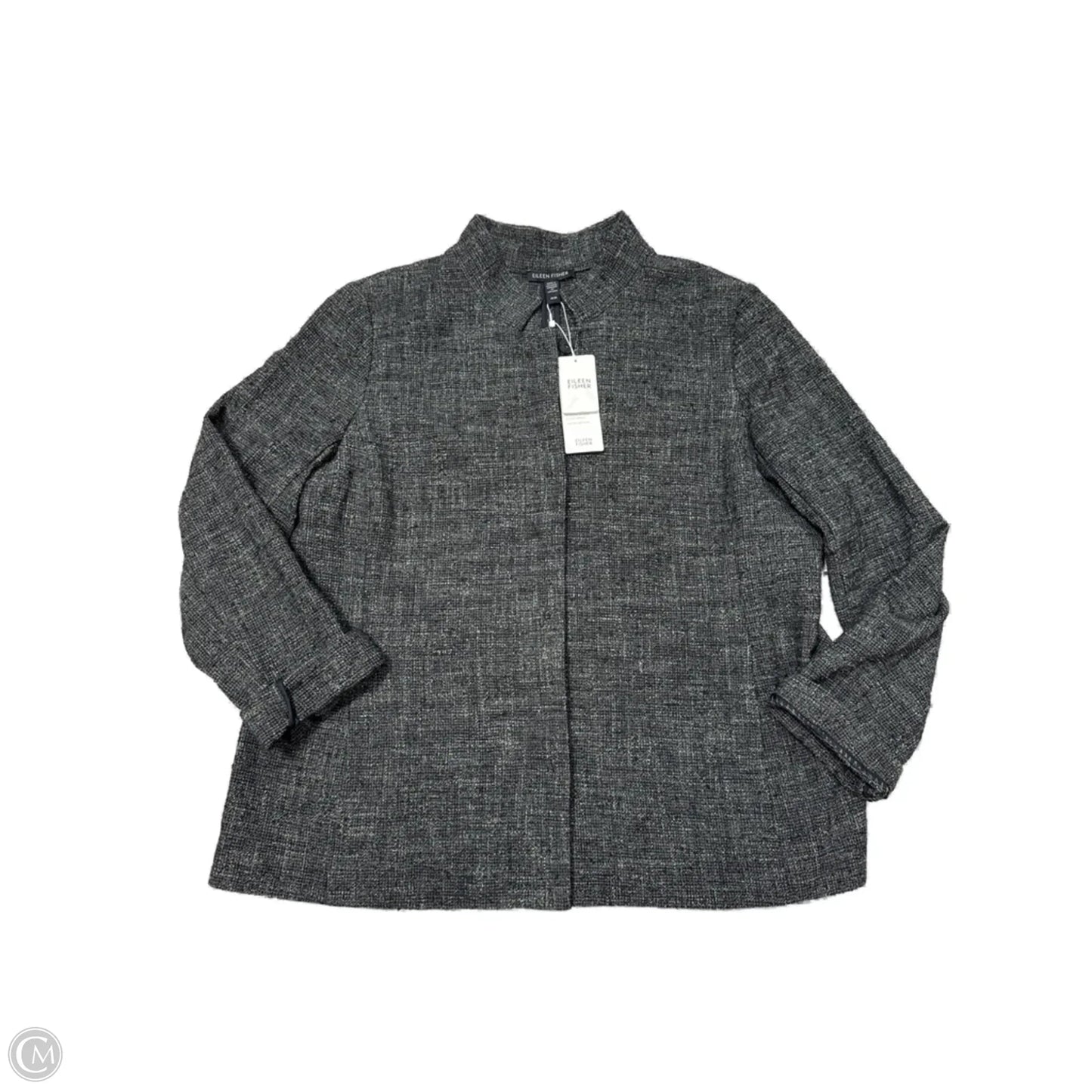 New! Jacket Other By Eileen Fisher In Grey, Size: M