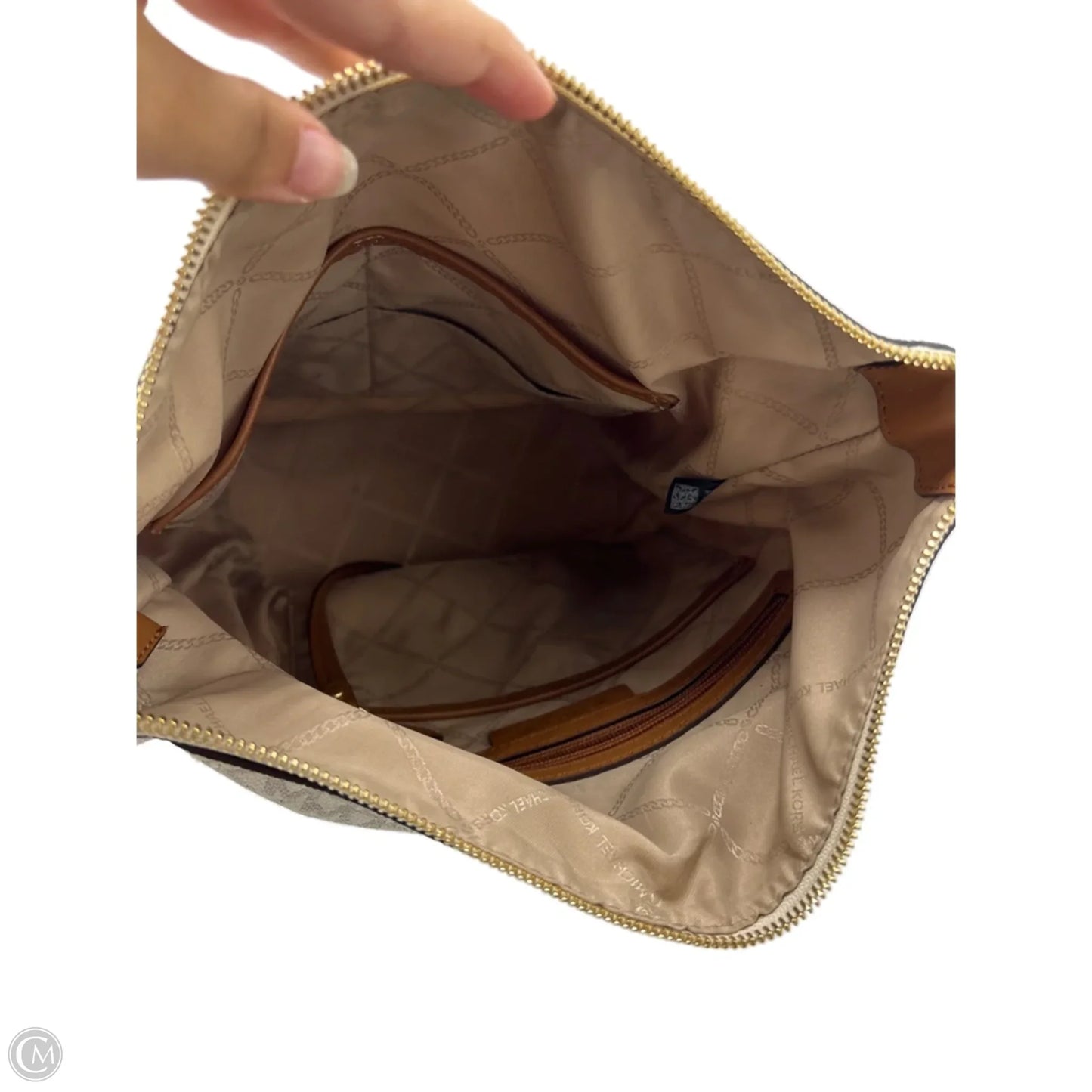 Crossbody Bucket Bag Designer By Michael Kors