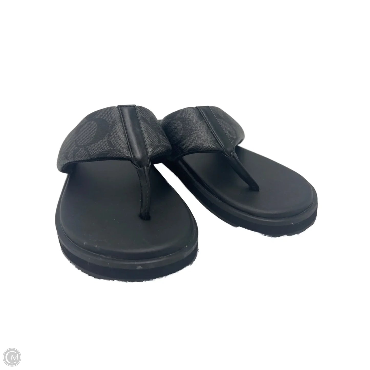 Sandals Designer By Coach In Black, Size: 7