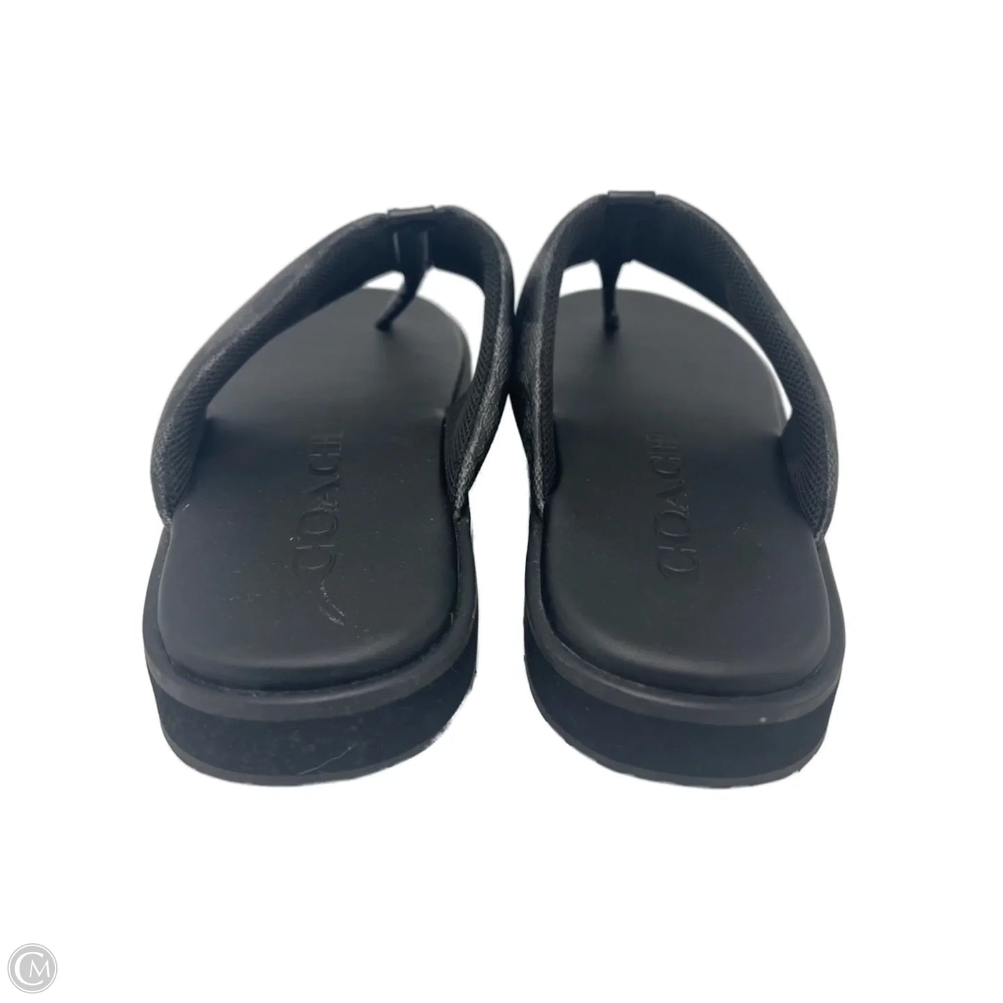 Sandals Designer By Coach In Black, Size: 7