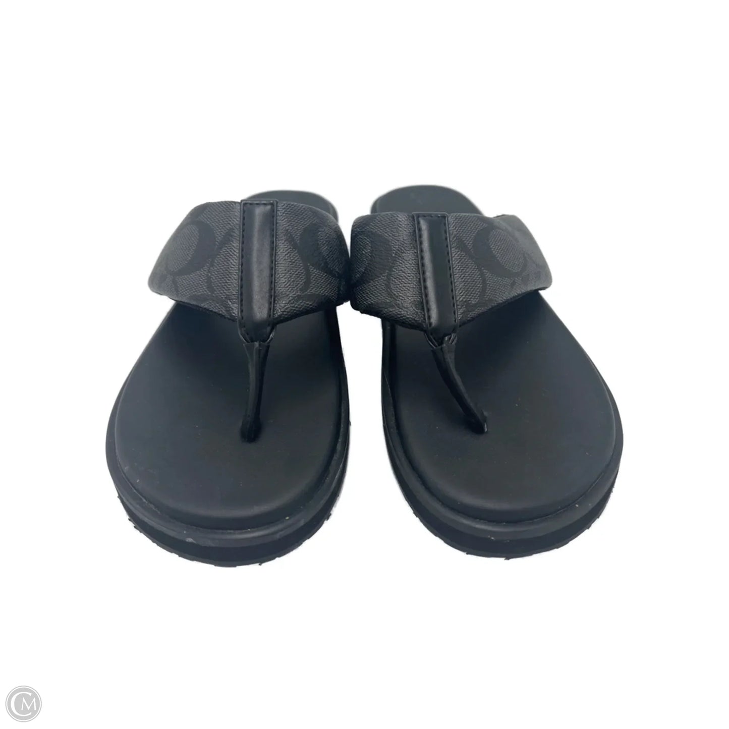 Sandals Designer By Coach In Black, Size: 7