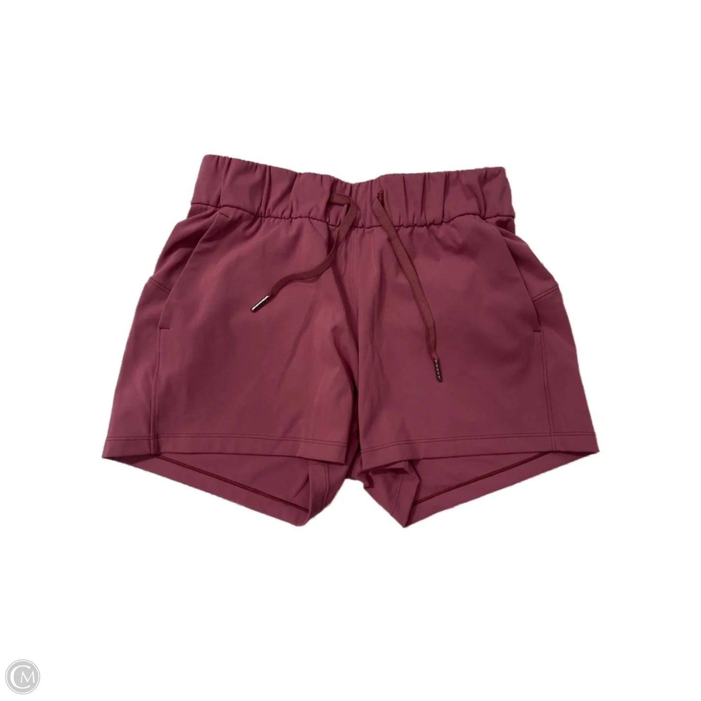 Athletic Shorts By Lululemon In Red, Size: S