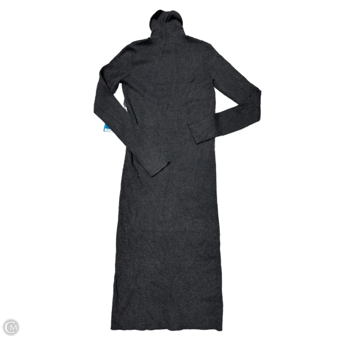 New! Dress Casual Midi By Express In Grey, Size: M