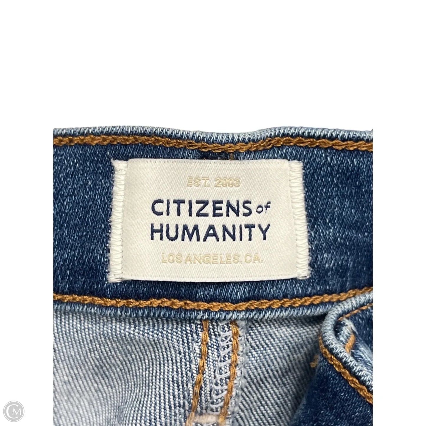 Jeans Wide Leg By Citizens Of Humanity In Blue, Size: 4