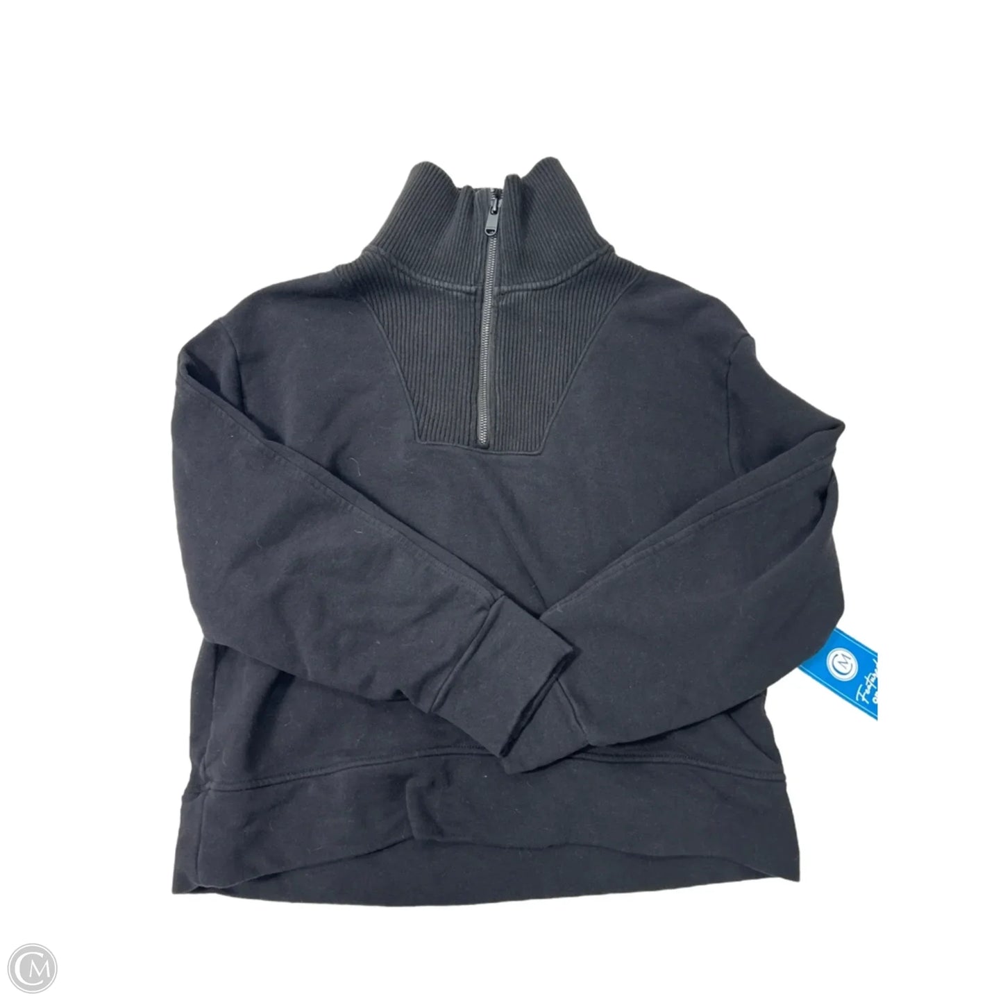 Athletic Sweatshirt Collar By Athleta In Black, Size: S