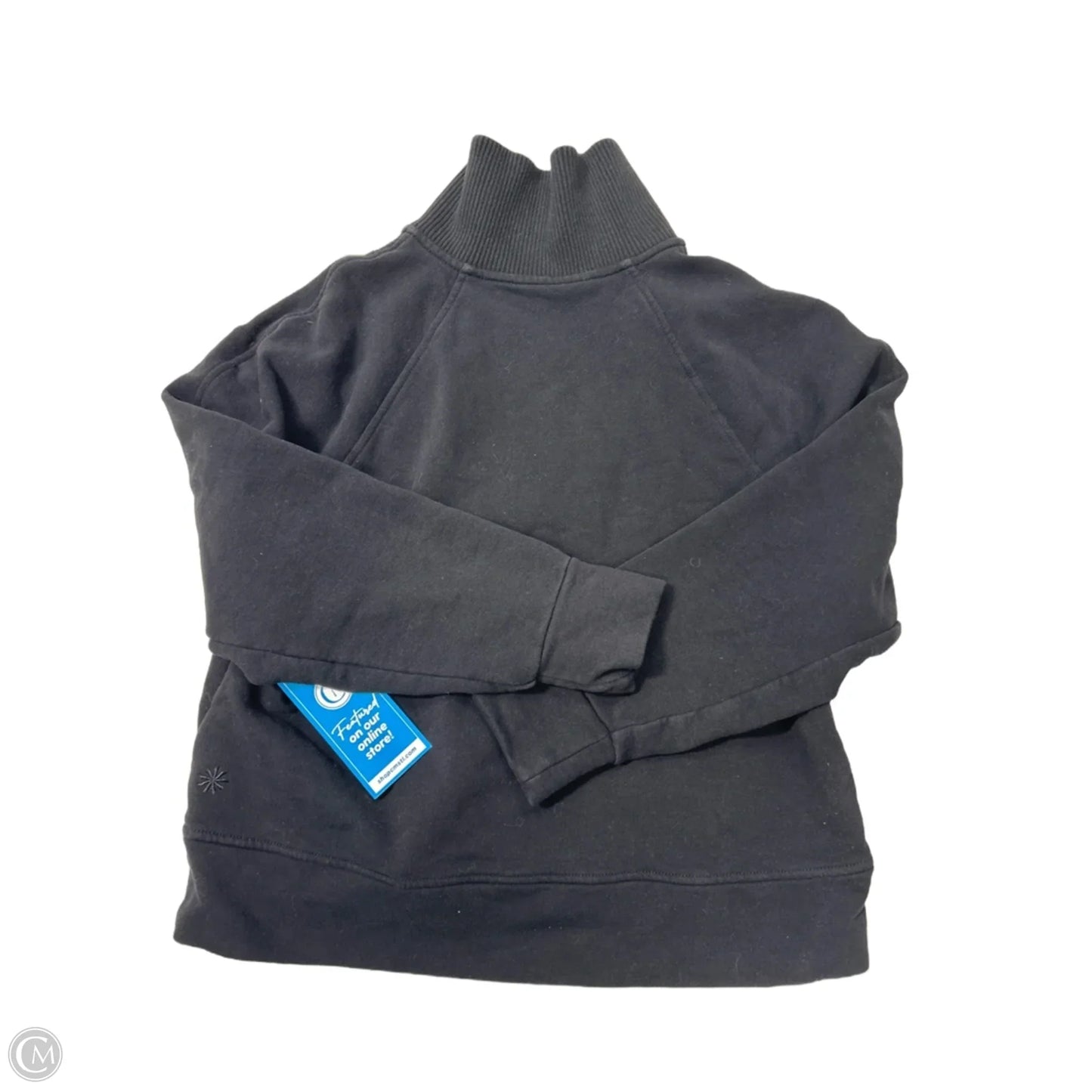 Athletic Sweatshirt Collar By Athleta In Black, Size: S