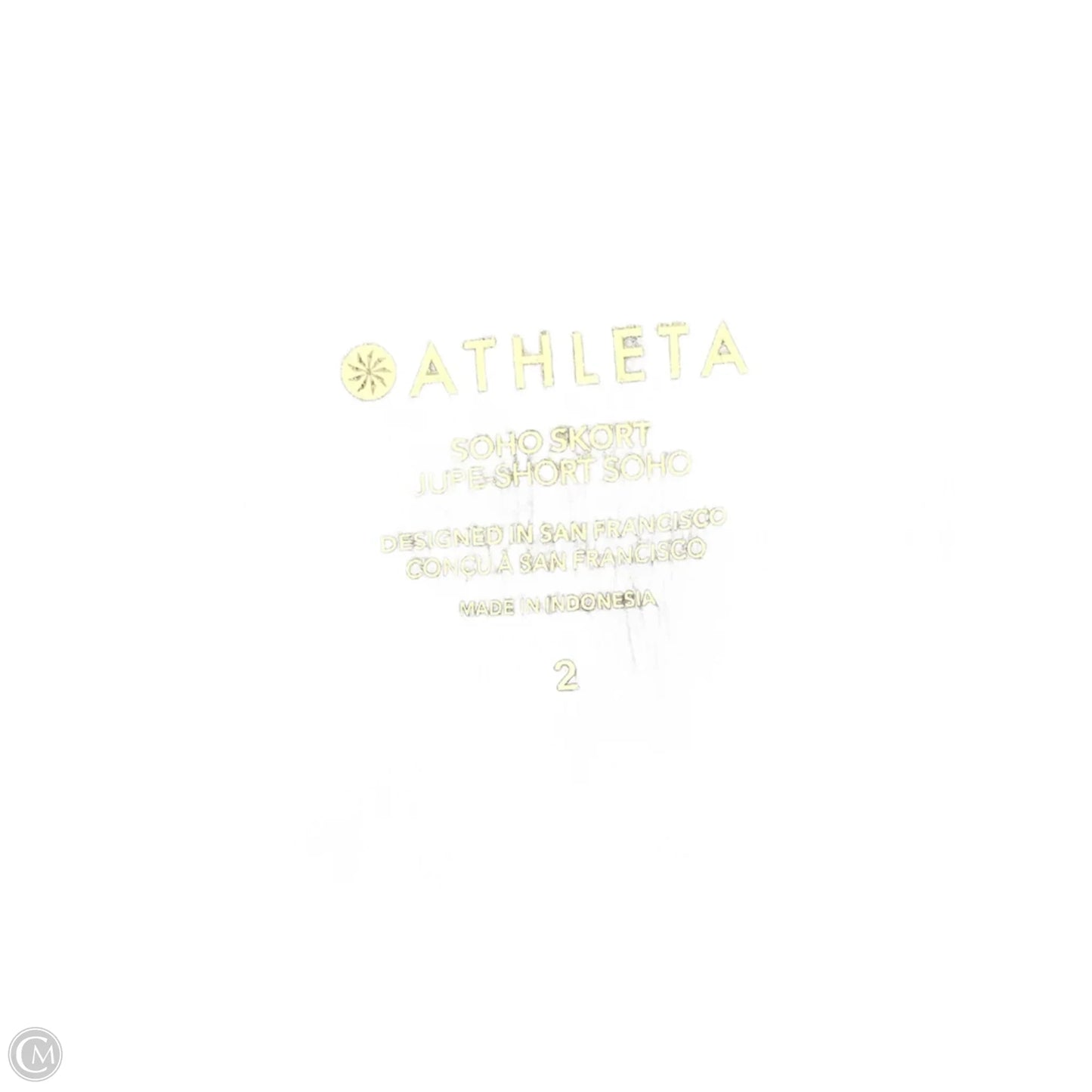 Athletic Skort By Athleta In Navy, Size: Xs