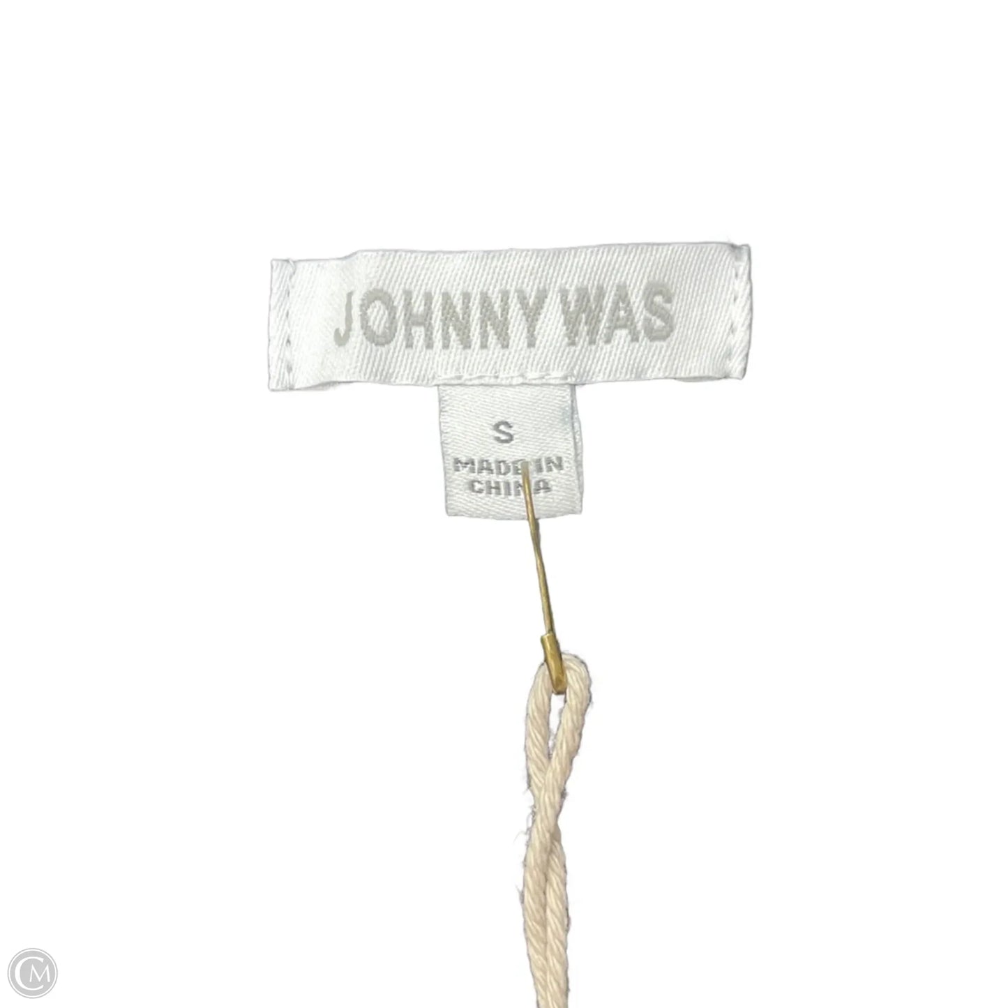 Top Long Sleeve By Johnny Was In Black, Size: S