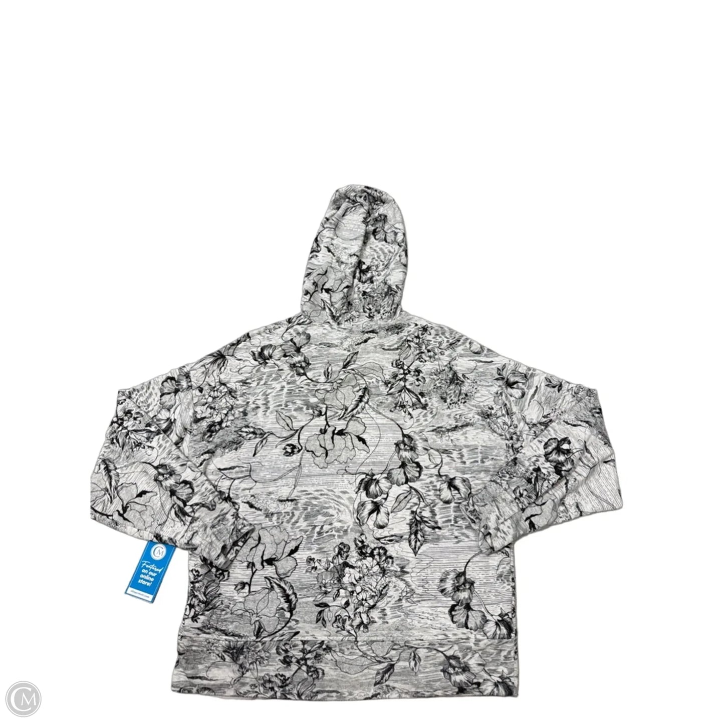 Athletic Sweatshirt Hoodie By Athleta In Floral Print, Size: Xl