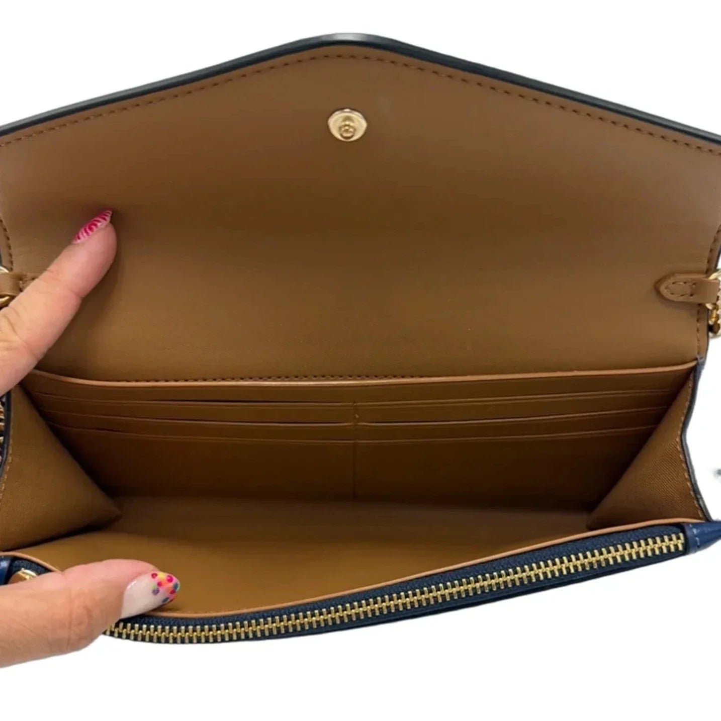 Coach Clare Wallet With Chain Designer Crossbody Handbag