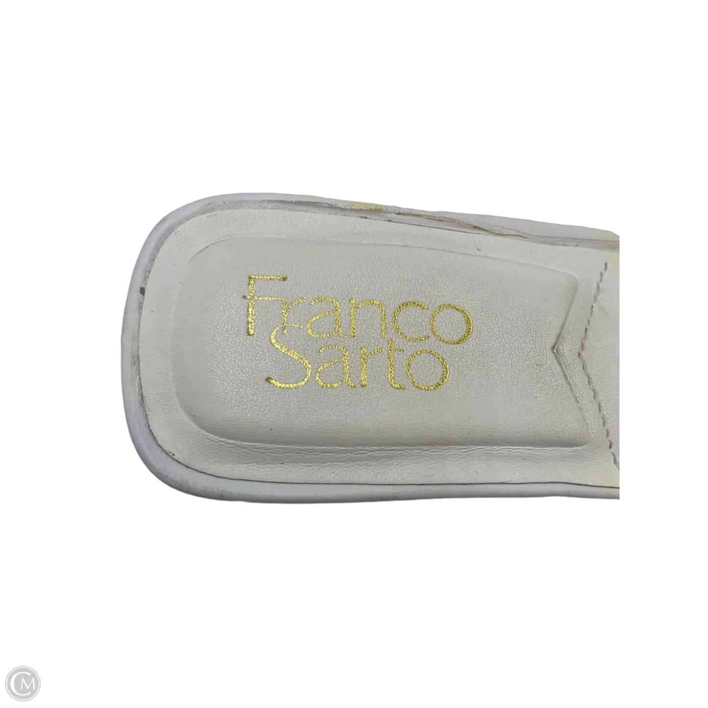 Shoes Heels Block By Franco Sarto In White, Size: 7.5