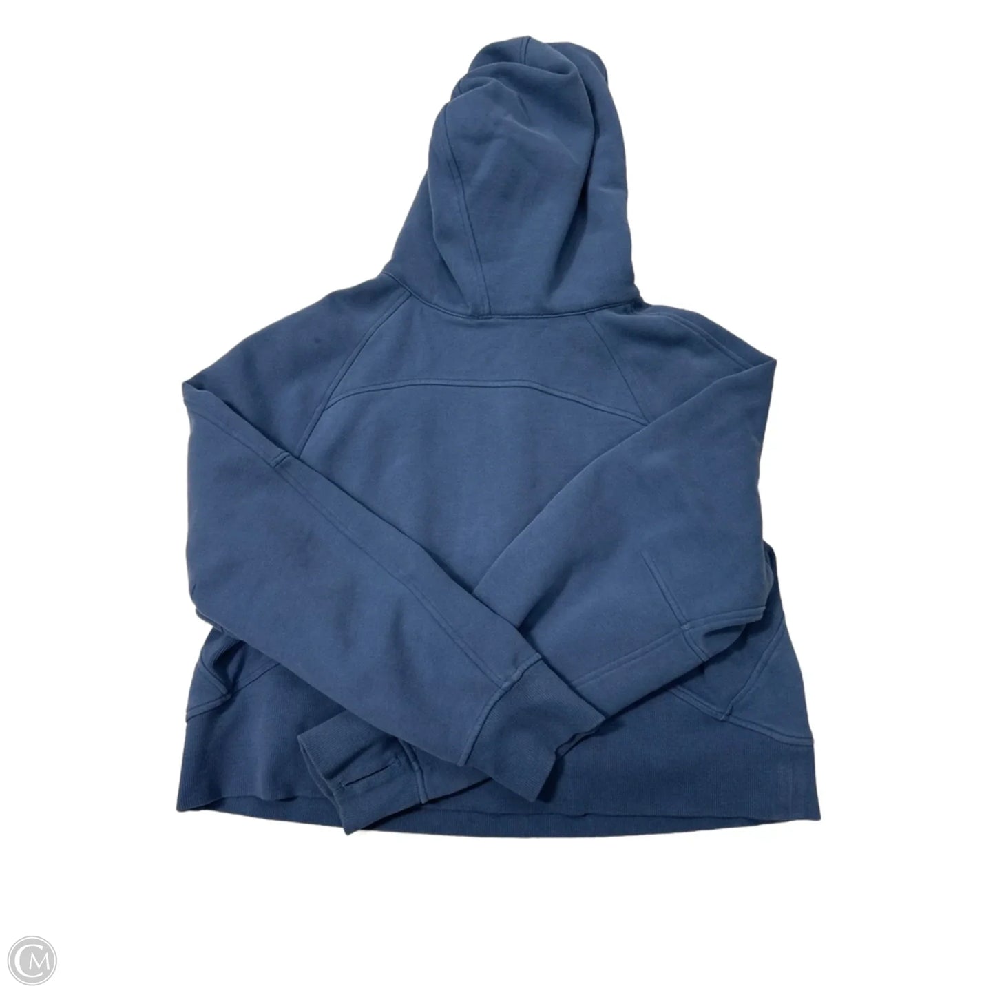 Athletic Jacket By Lululemon In Blue, Size: M