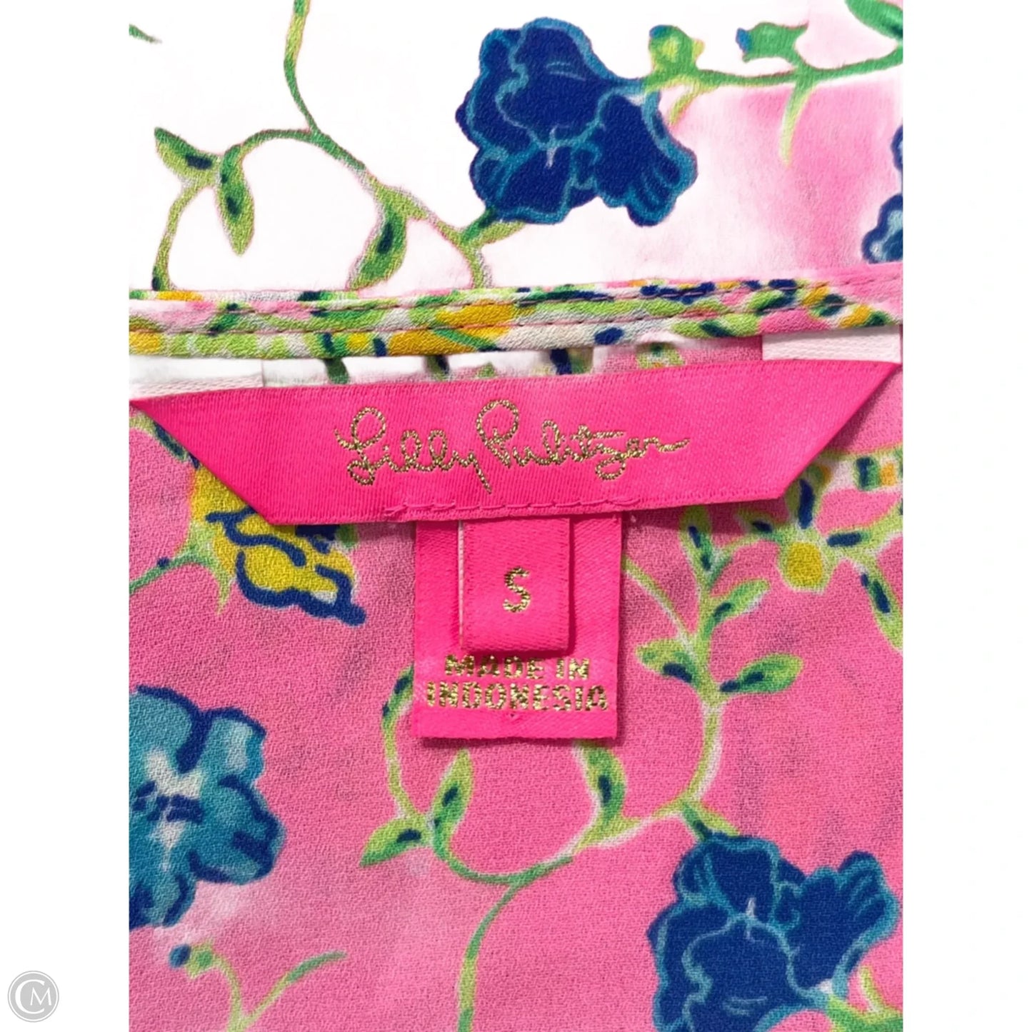 Top Long Sleeve Designer By Lilly Pulitzer In Pink, Size: S