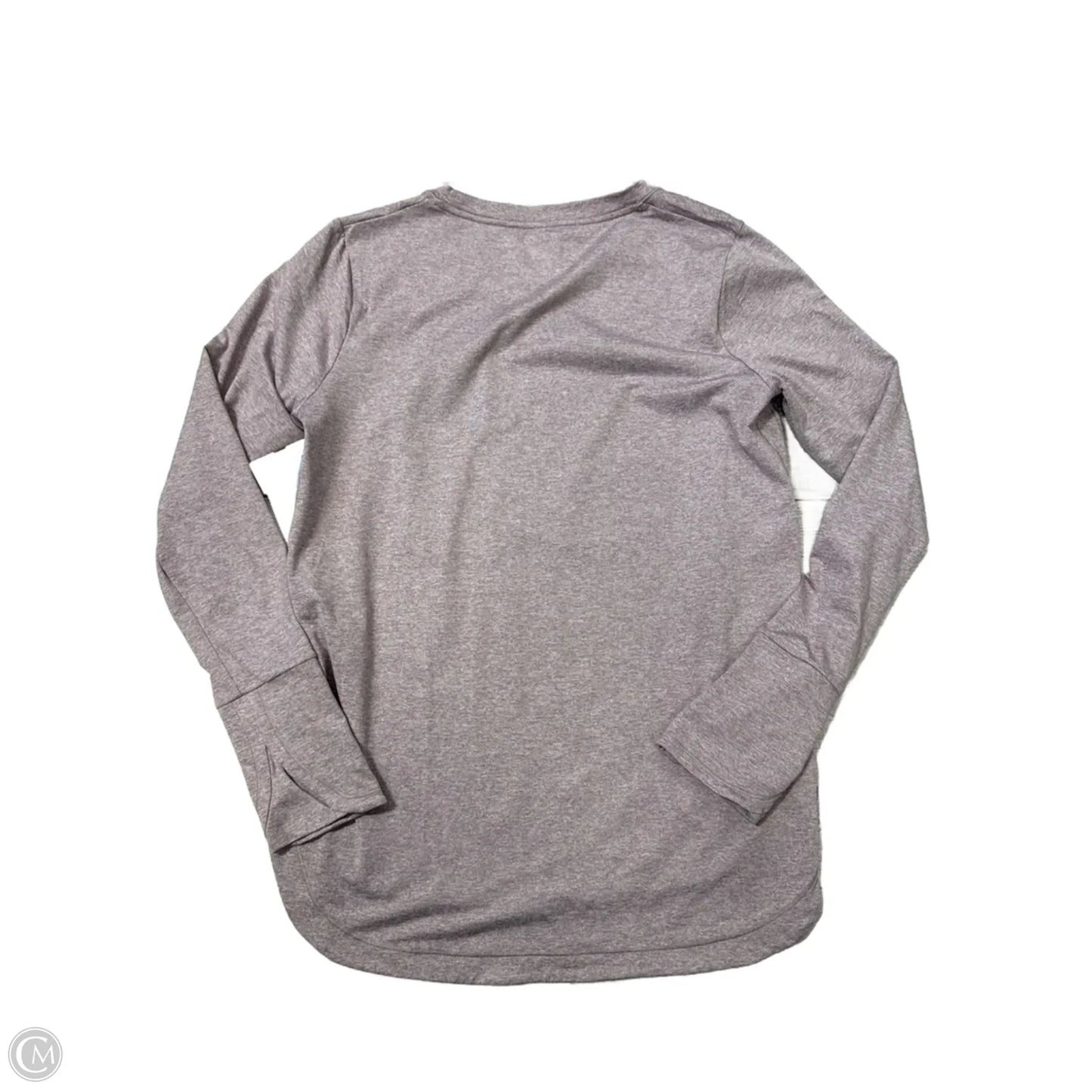 Athletic Top Long Sleeve Collar By Athleta In Purple, Size: L