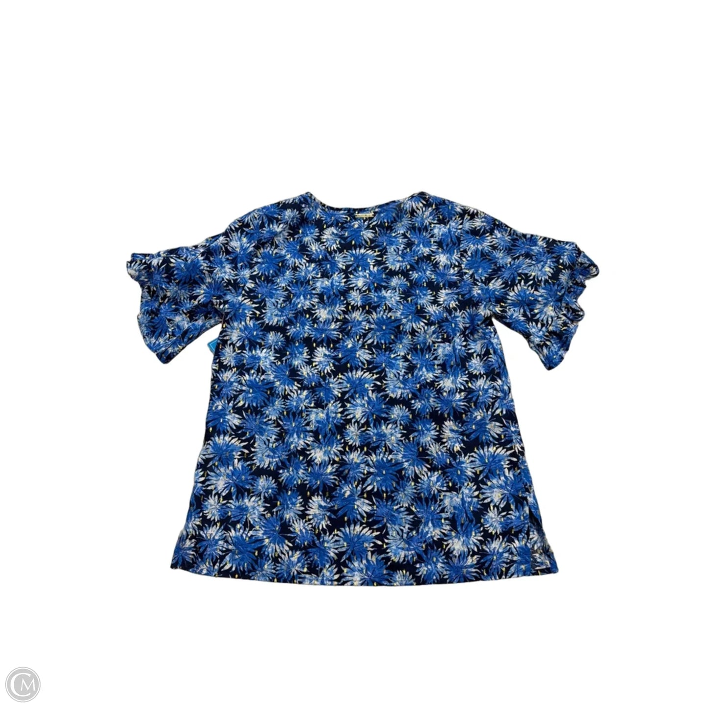 Top Short Sleeve By Michael By Michael Kors In Blue, Size: Xs