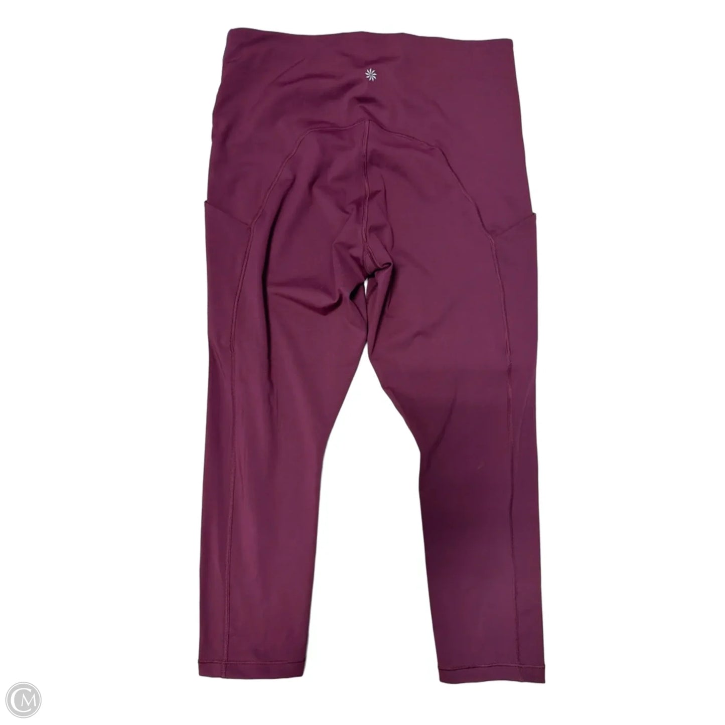 New! Athletic Capris By Athleta In Maroon, Size: 1x