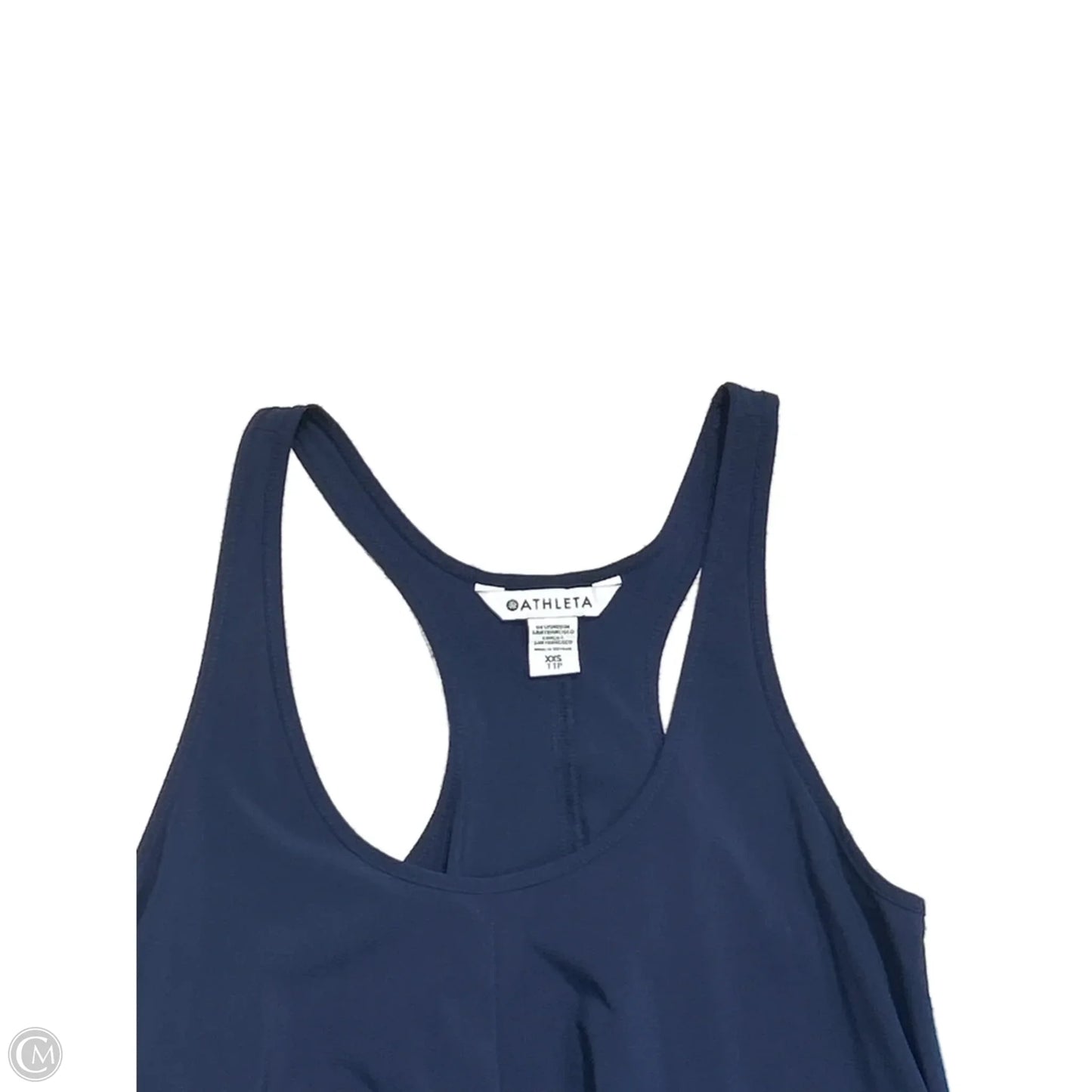 Athletic Dress By Athleta In Navy, Size: Xxs