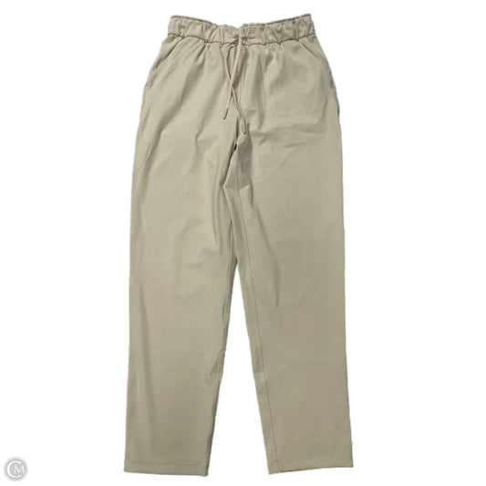 Athletic Pants By Lululemon In Yellow, Size: 6