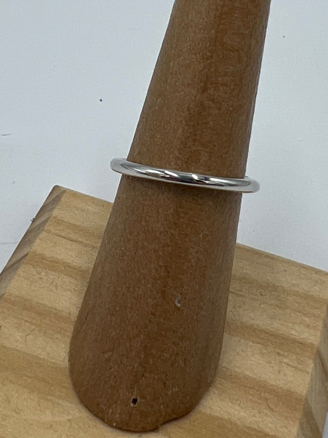 Tiffany & Company T Square 18K White Gold Designer Ring, Sz. 6.75