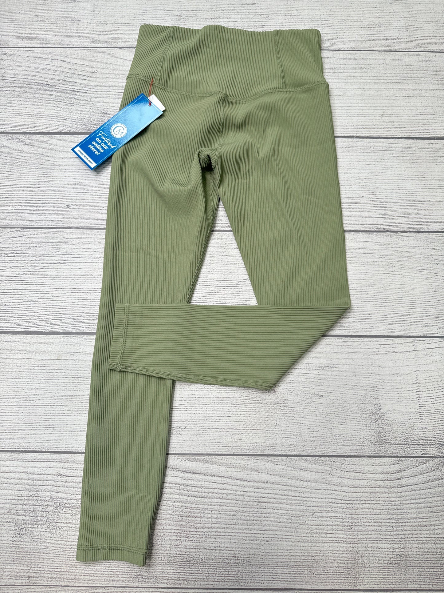 Athletic Leggings By Athleta In Green, Size: M