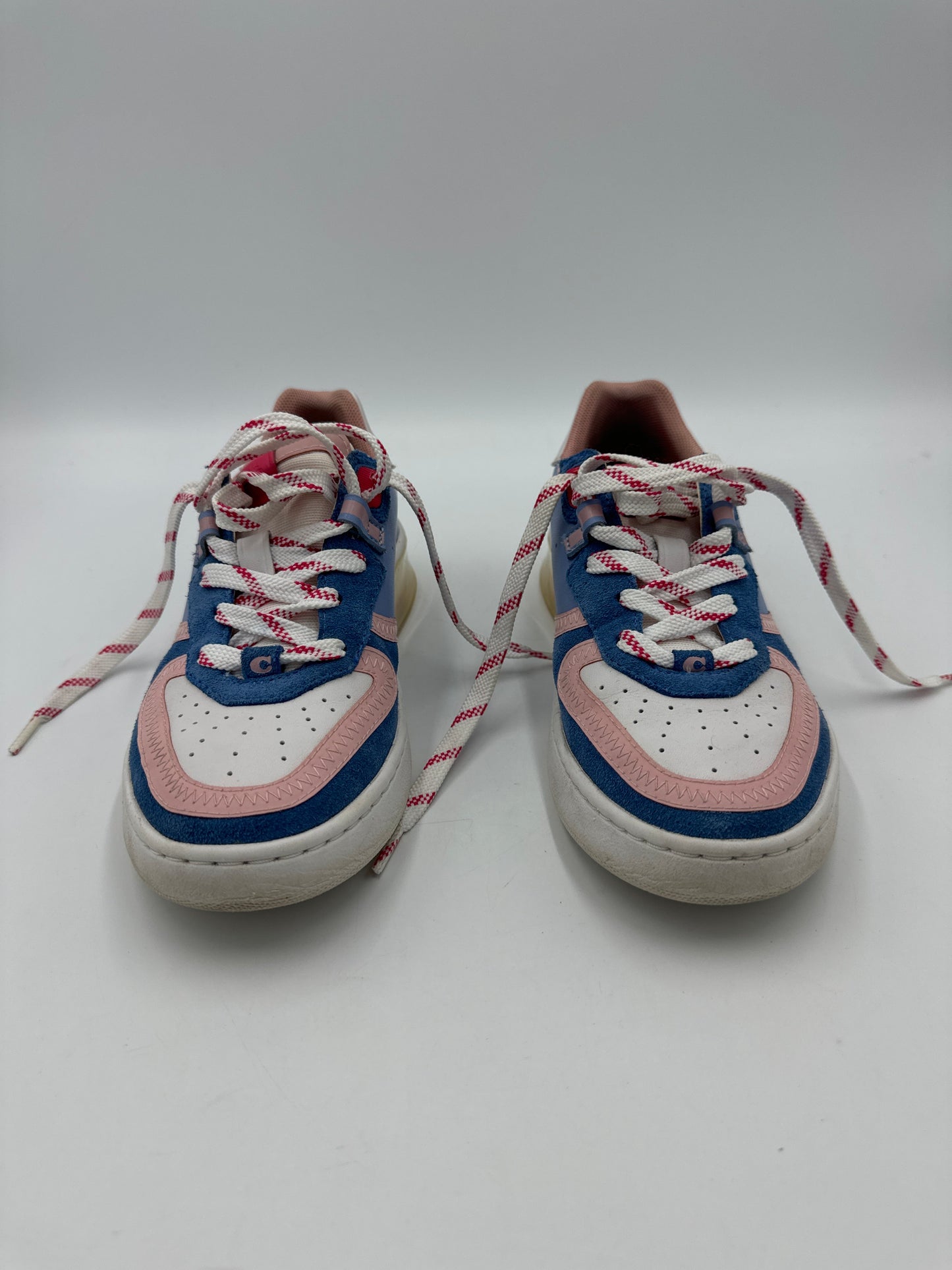 Coach Colorblock Leather Trainers Size: 5.5