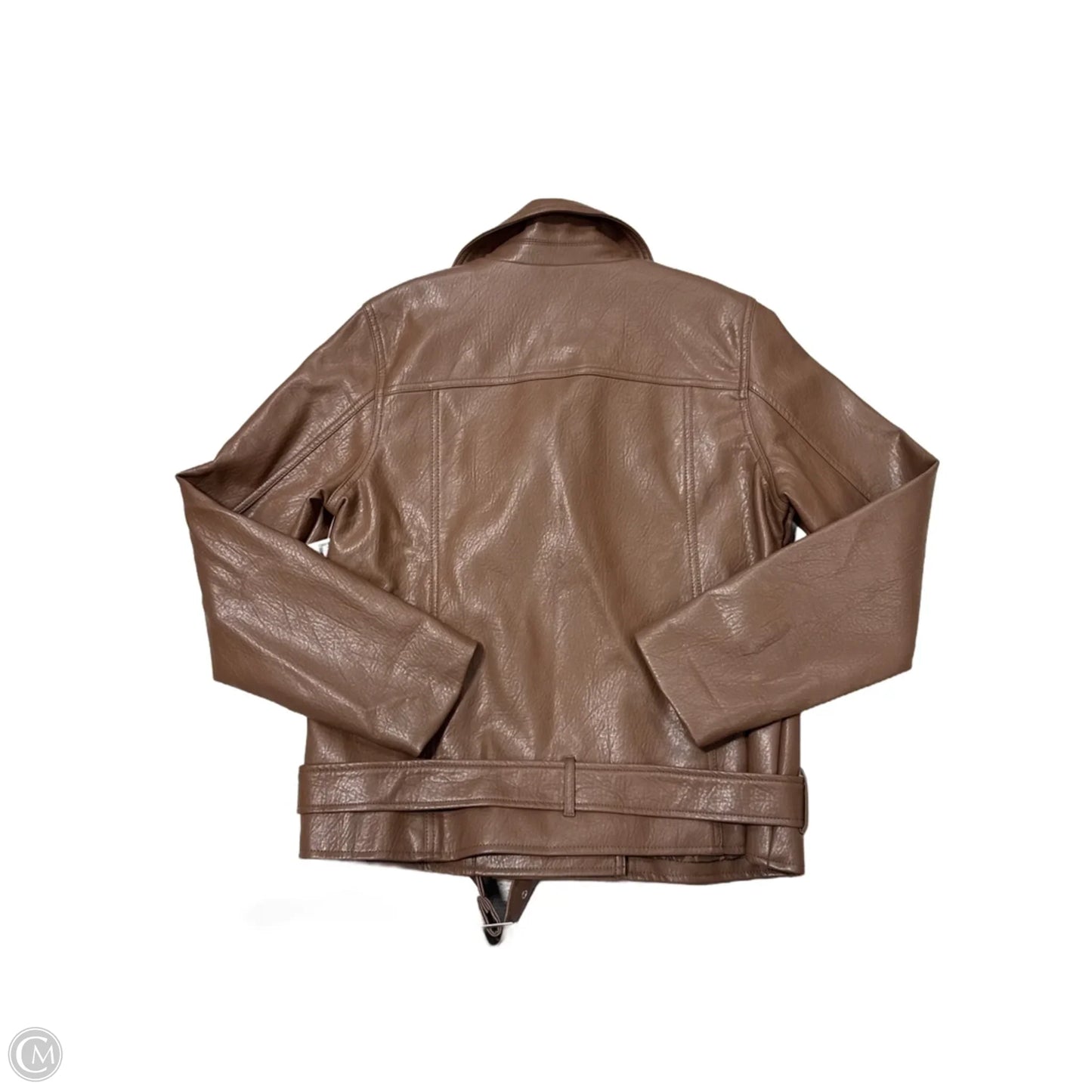 New! Jacket Moto Leather By Old Navy In Brown, Size: L
