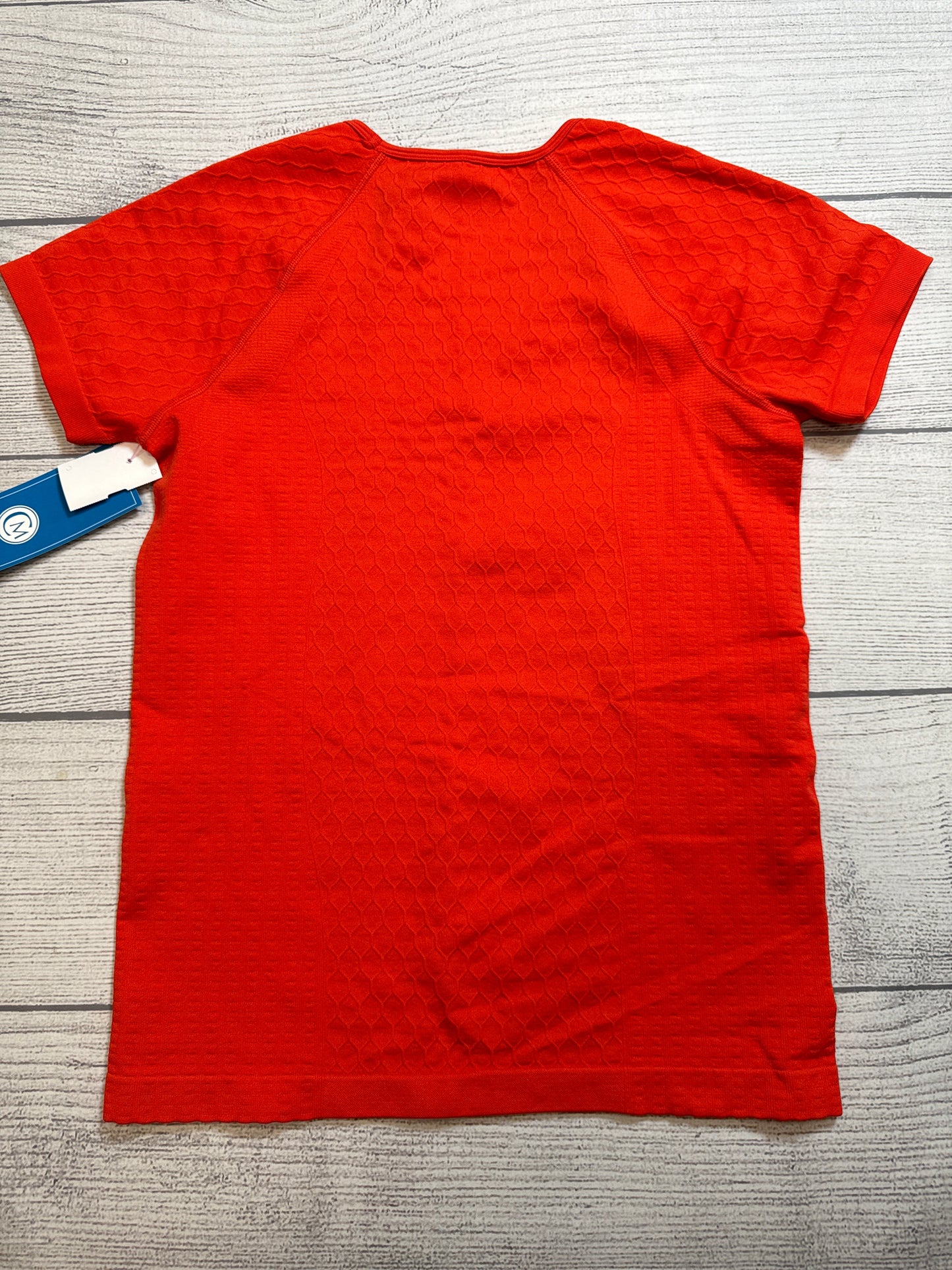 Athletic Top Short Sleeve By Athleta In Orange, Size: M
