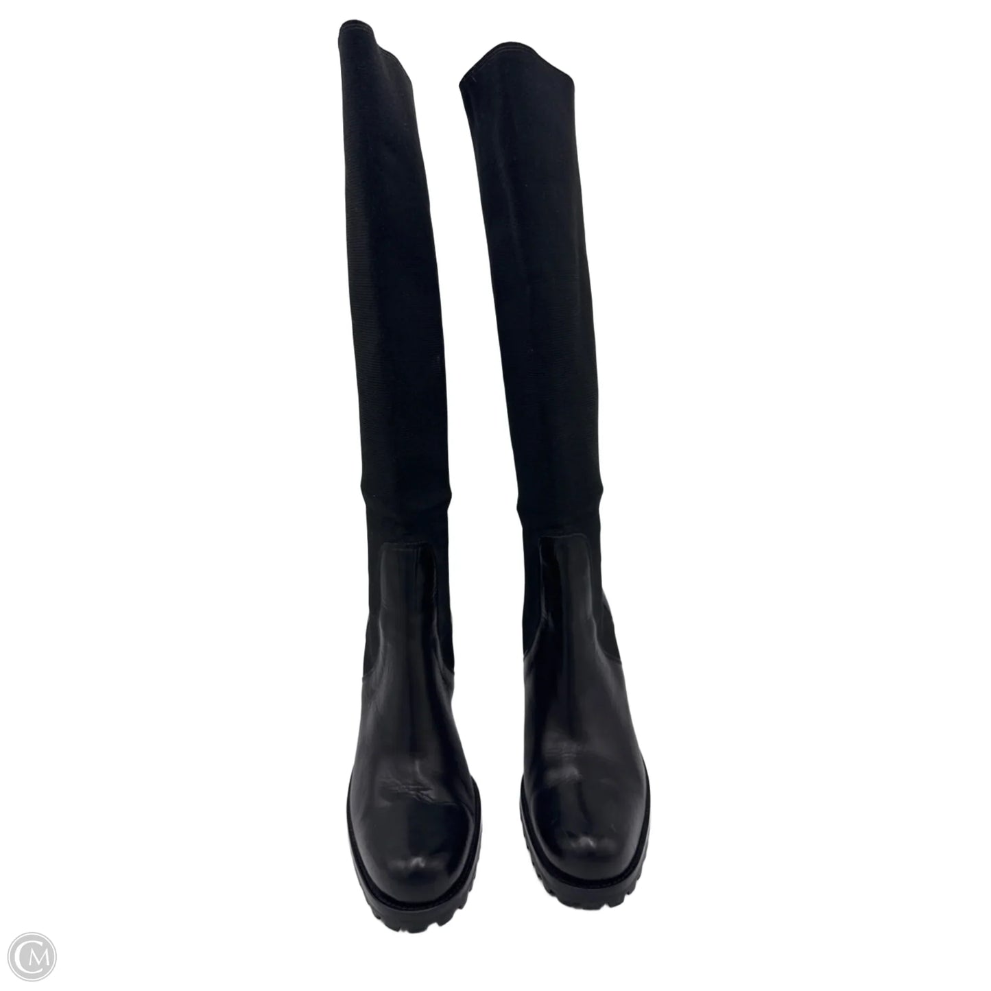 Boots Knee Heels By Donald Pliner In Black, Size: 8.5