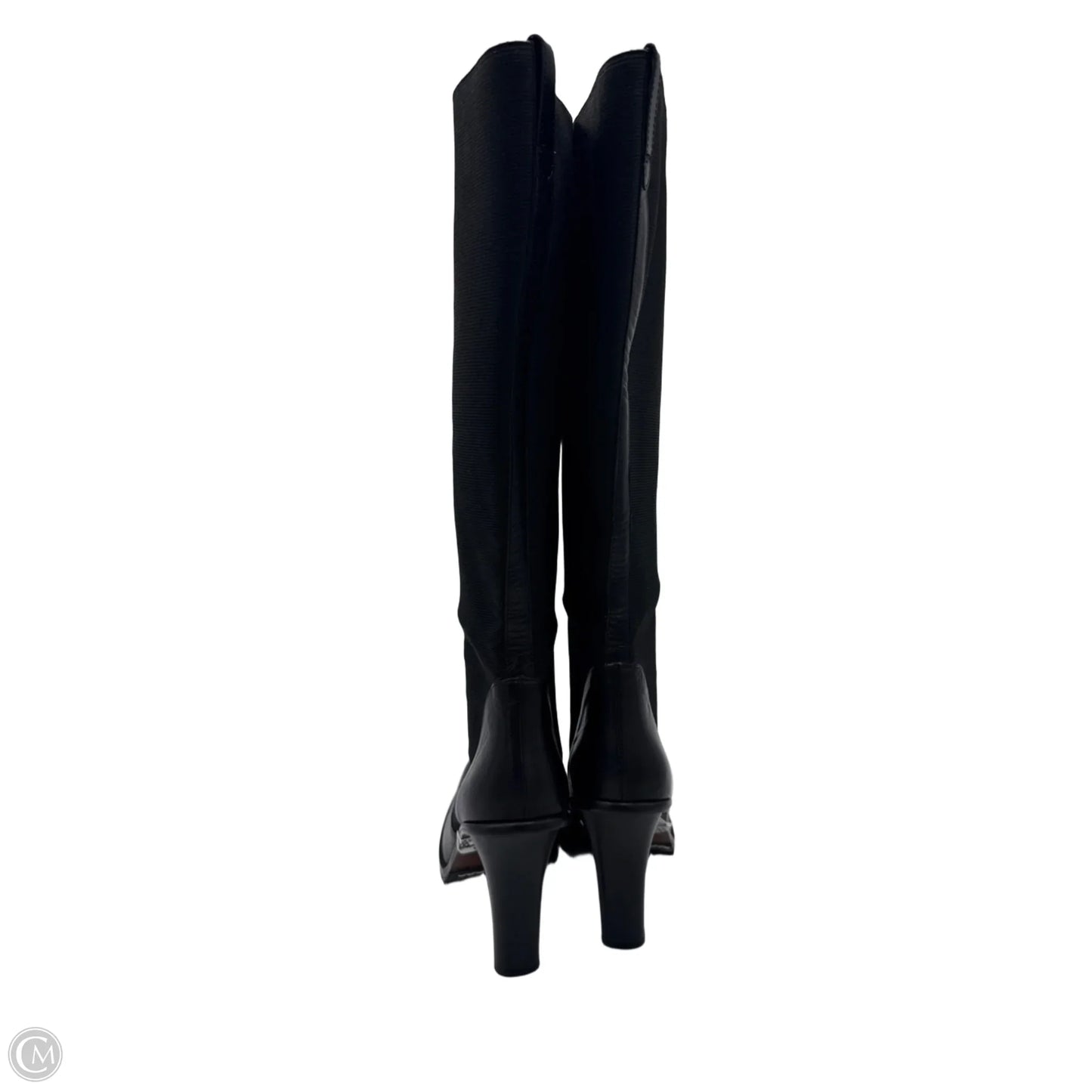 Boots Knee Heels By Donald Pliner In Black, Size: 8.5