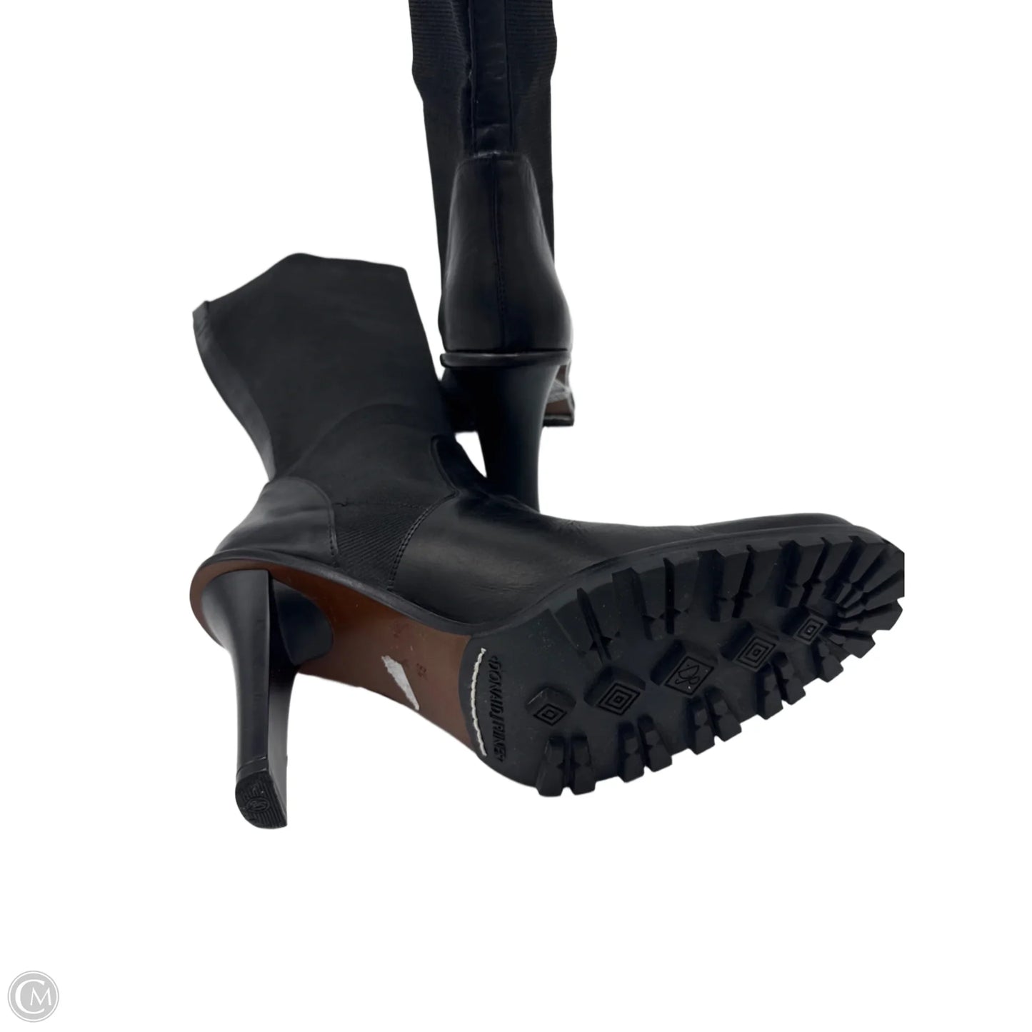 Boots Knee Heels By Donald Pliner In Black, Size: 8.5