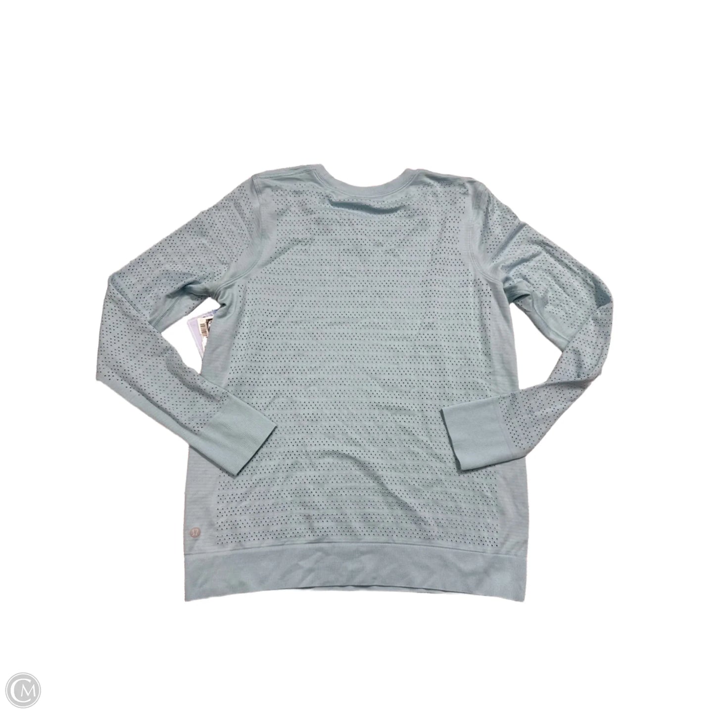 Athletic Top Long Sleeve Crewneck By Lululemon In Blue, Size: M