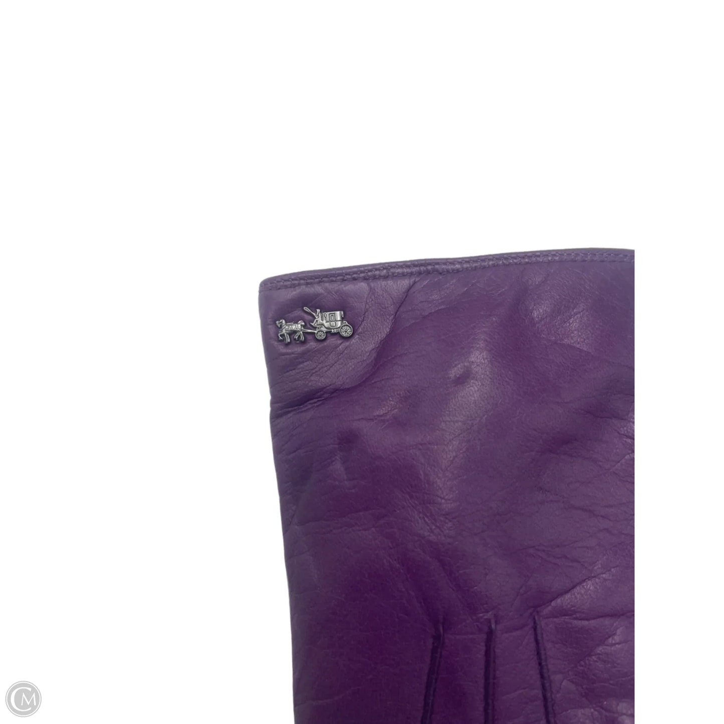 Leather Gloves Designer By Coach