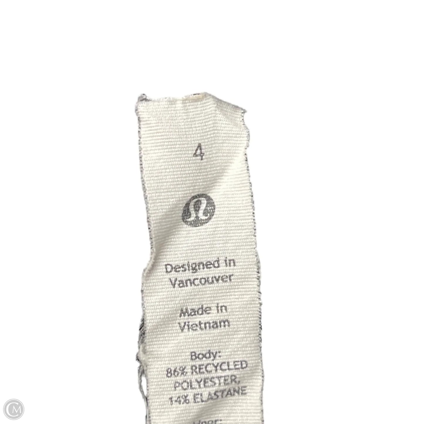 Athletic Skirt By Lululemon In Black, Size: 4