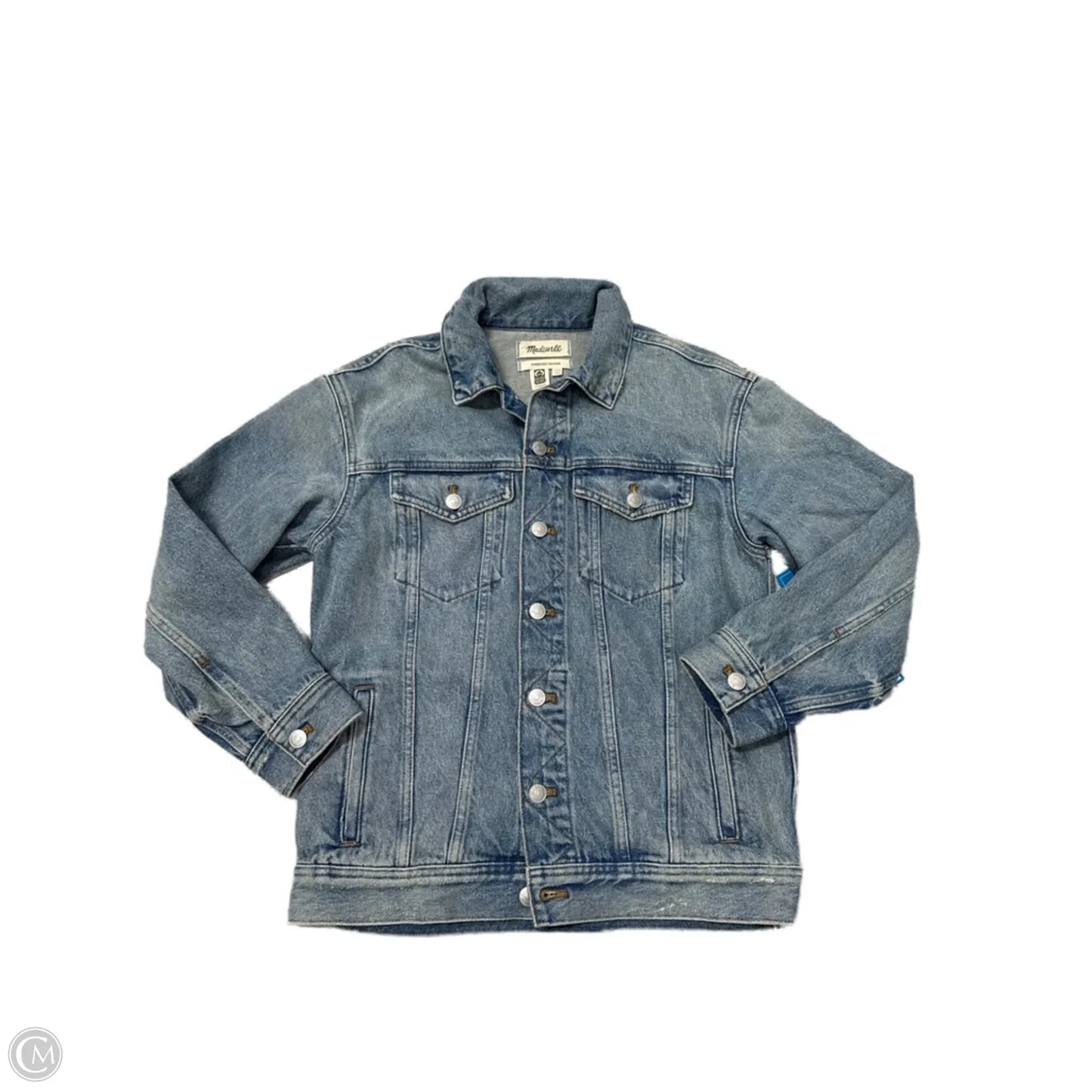 Jacket Denim By Madewell In Blue Denim, Size: Xxs